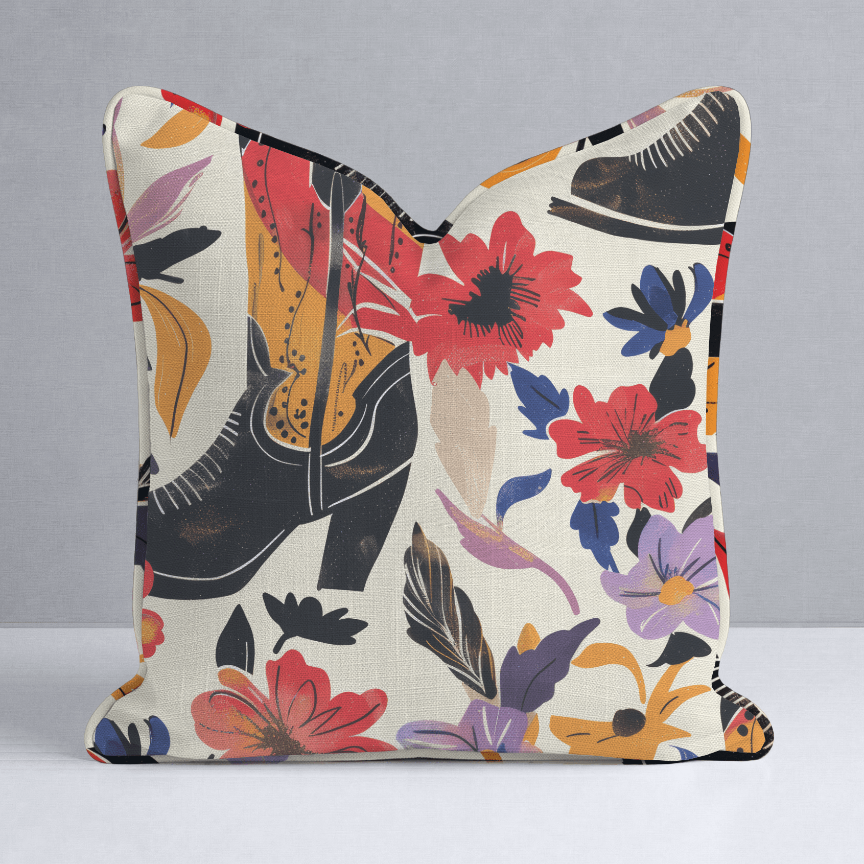 Harper's Hoedown Throw Pillow - Lemon Park