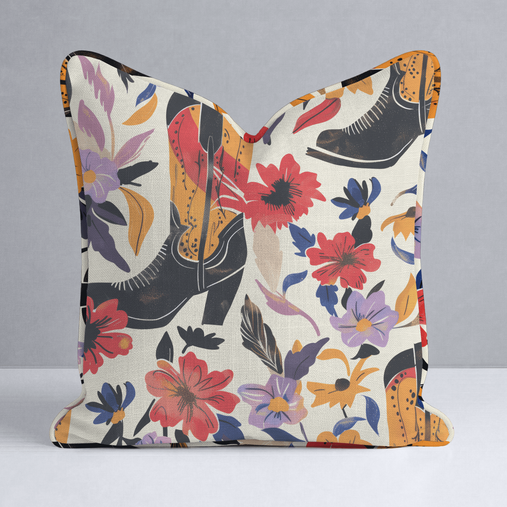 Harper's Hoedown Throw Pillow - Lemon Park