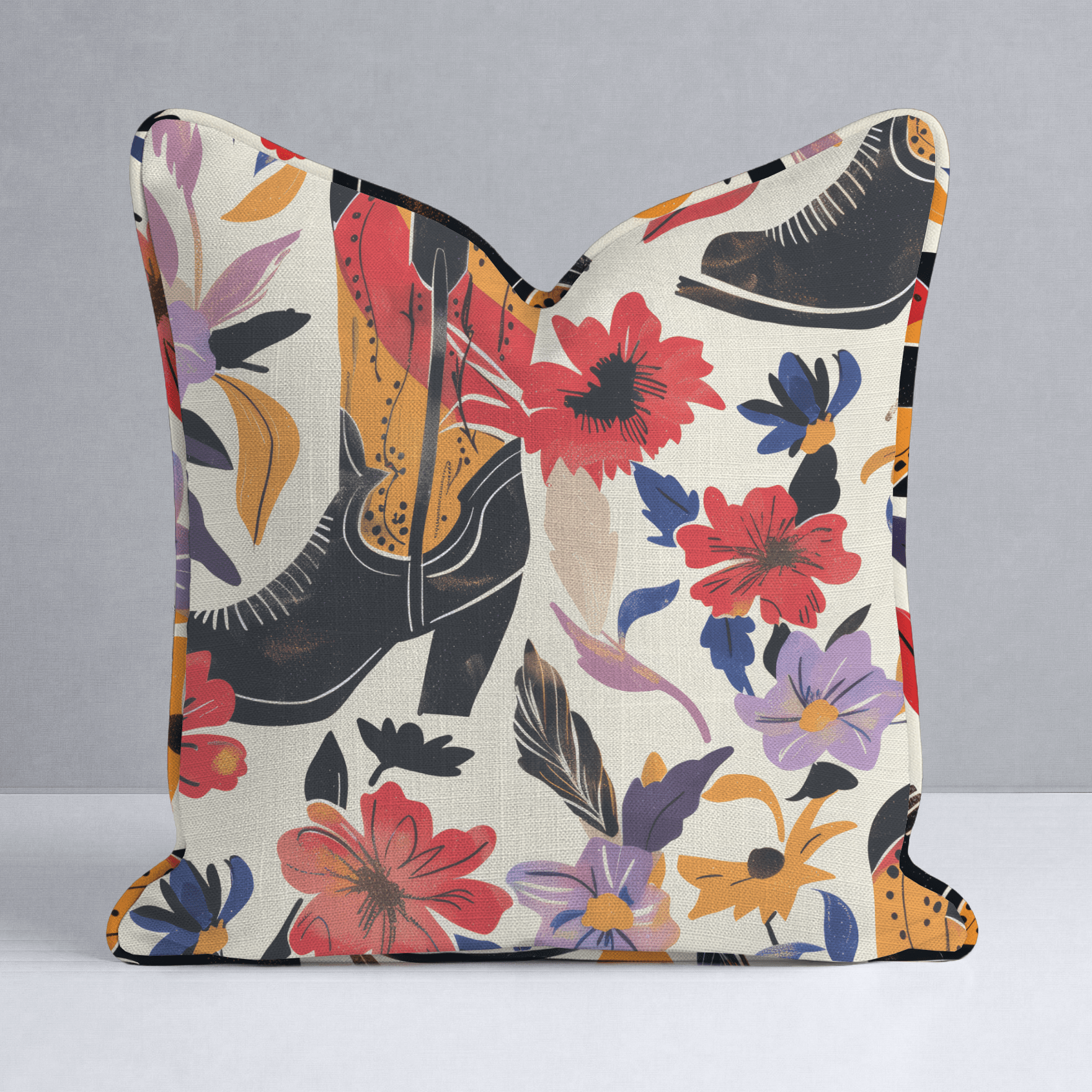 Harper's Hoedown Throw Pillow - Lemon Park