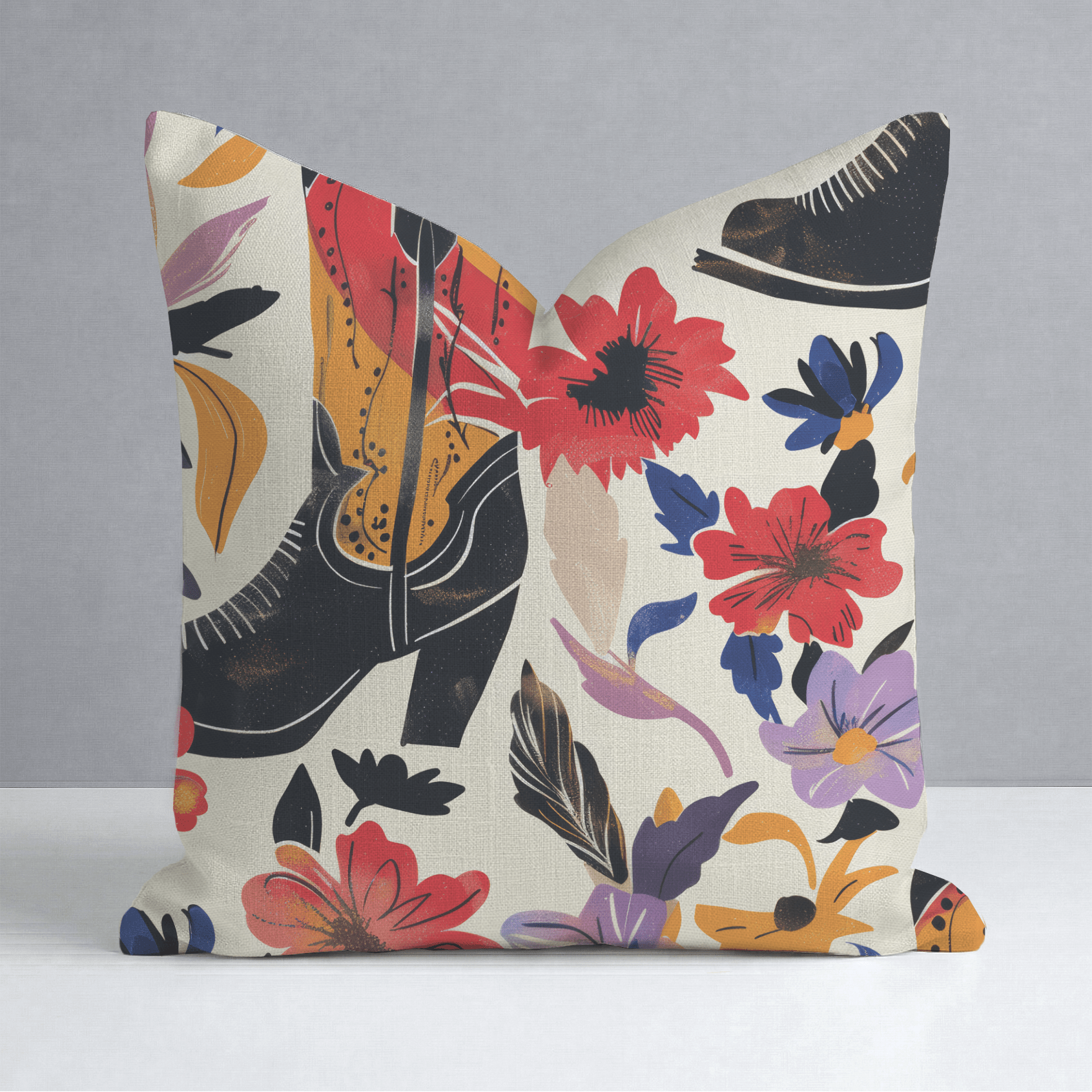 Harper's Hoedown Throw Pillow - Lemon Park
