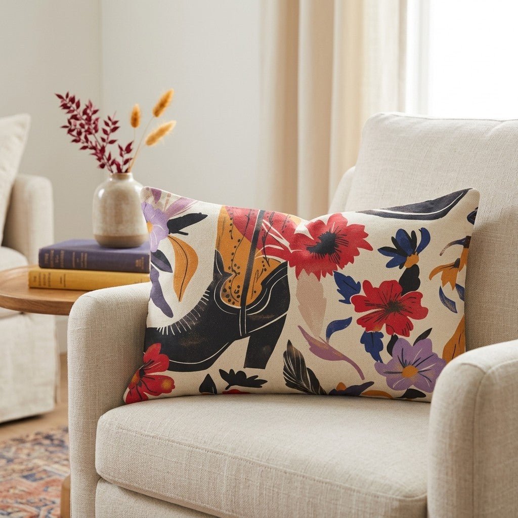 Harper's Hoedown Throw Pillow - Lemon Park