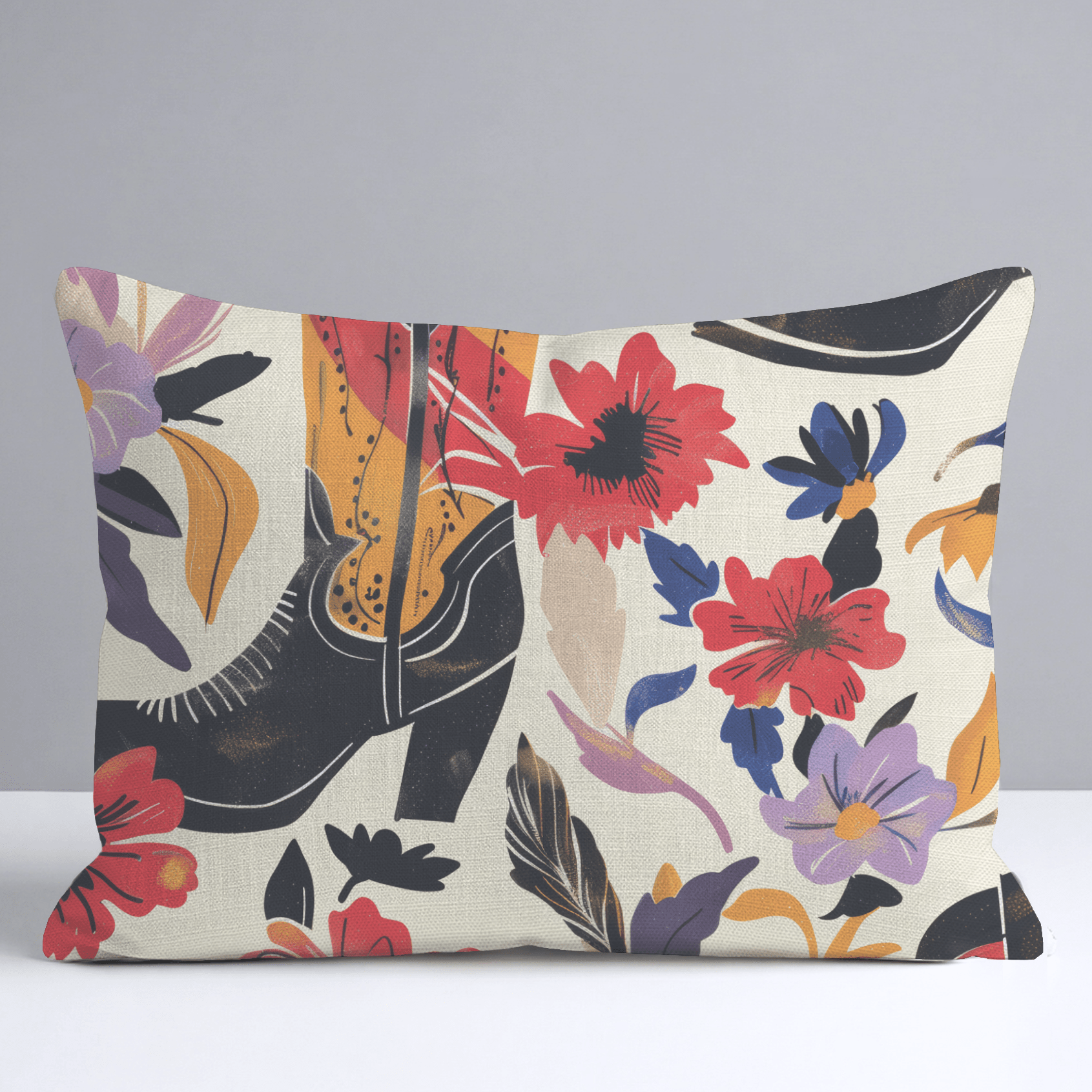 Harper's Hoedown Throw Pillow - Lemon Park