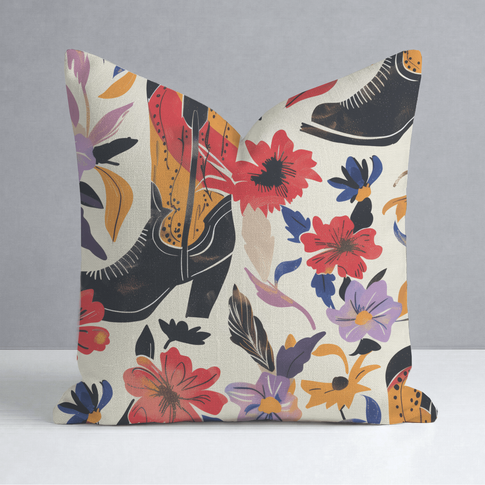 Harper's Hoedown Throw Pillow - Lemon Park