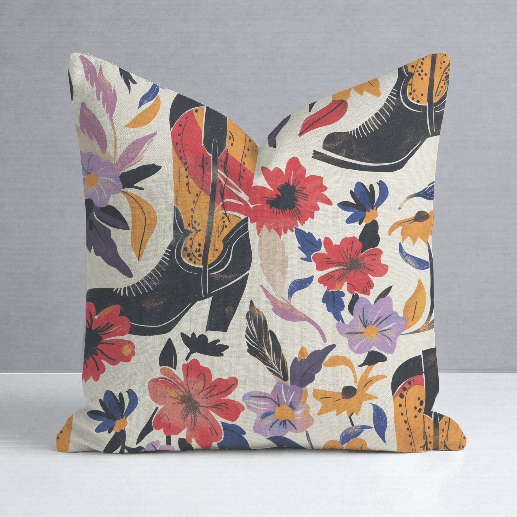 Harper's Hoedown Throw Pillow - Lemon Park