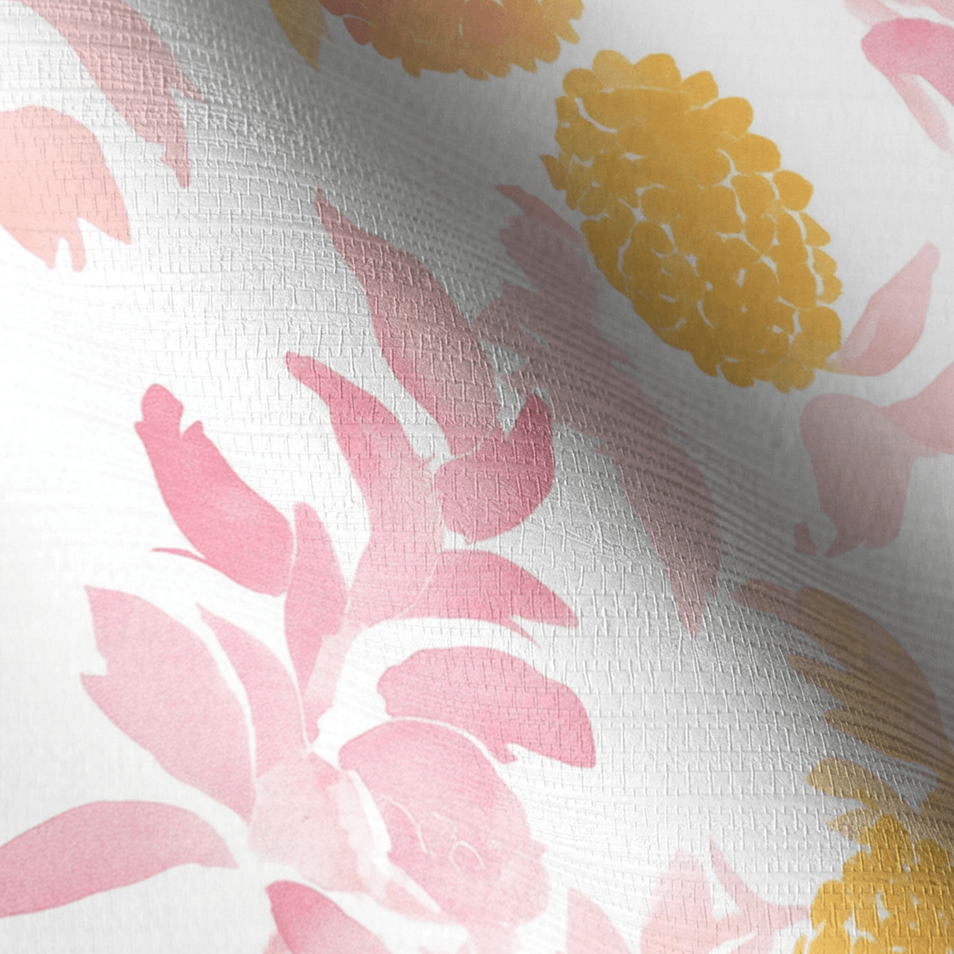 Hawaii Morning Faux Grasscloth Wallpaper - Lemon Park