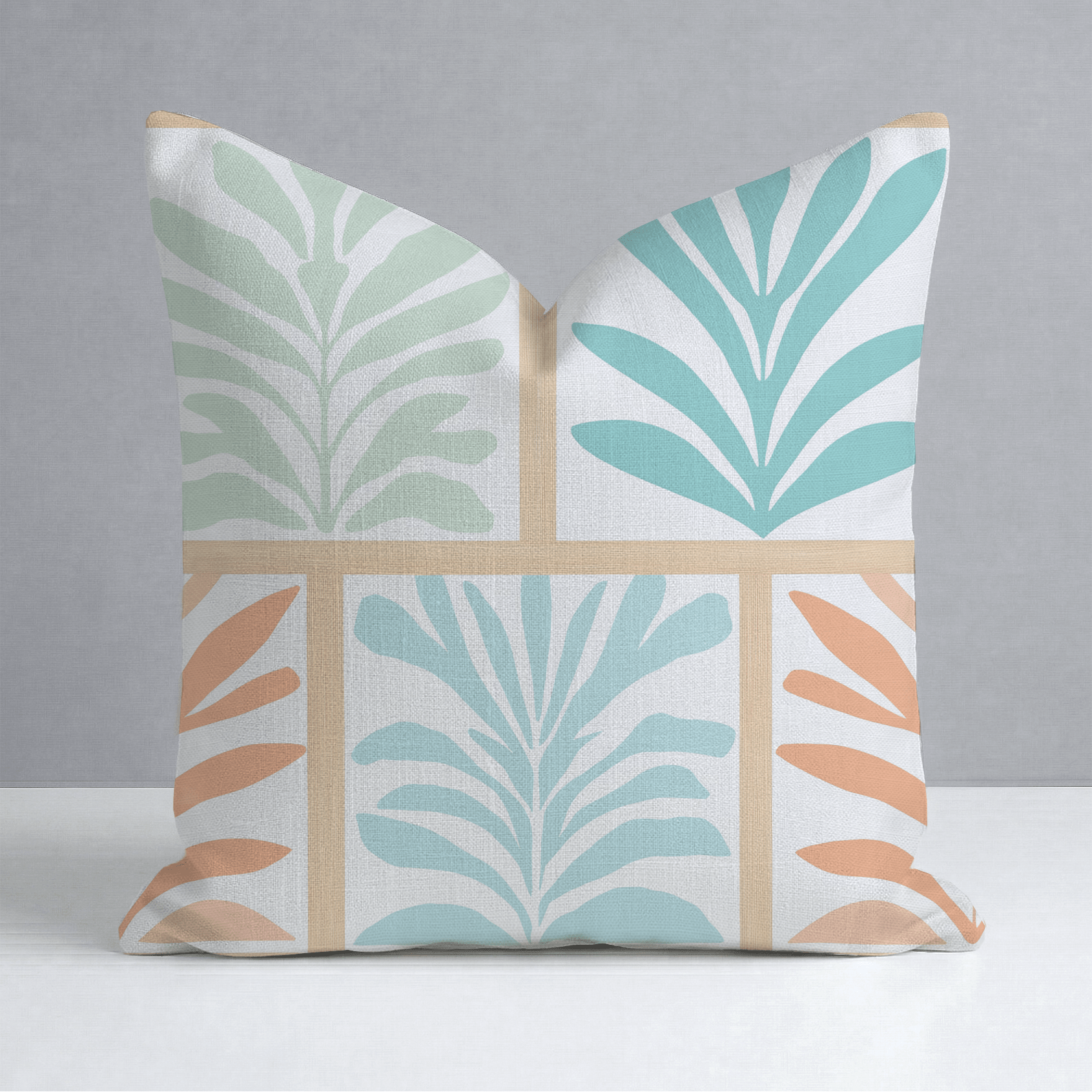 Hawaii Pine Throw Pillow - Lemon Park