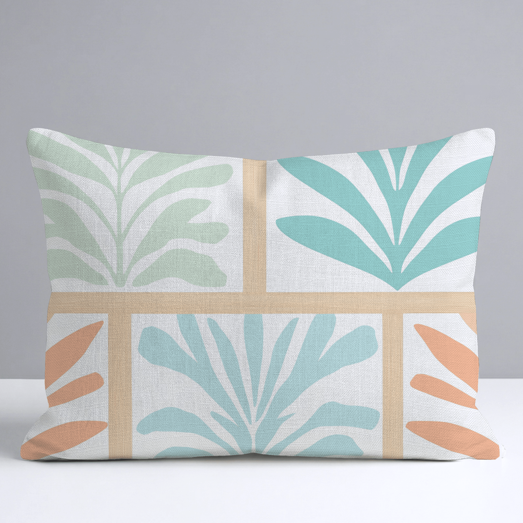 Hawaii Pine Throw Pillow - Lemon Park