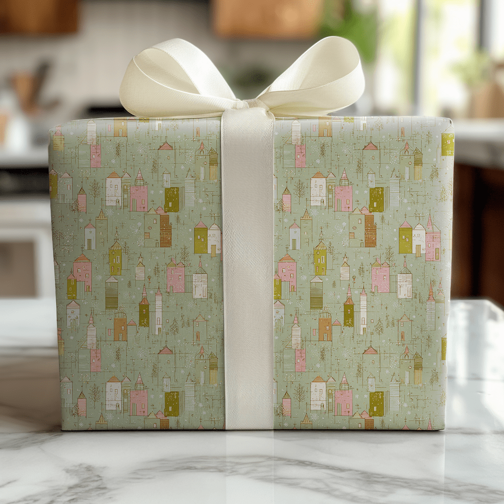Hayes Hues - Wrapping Paper - Lemon Park