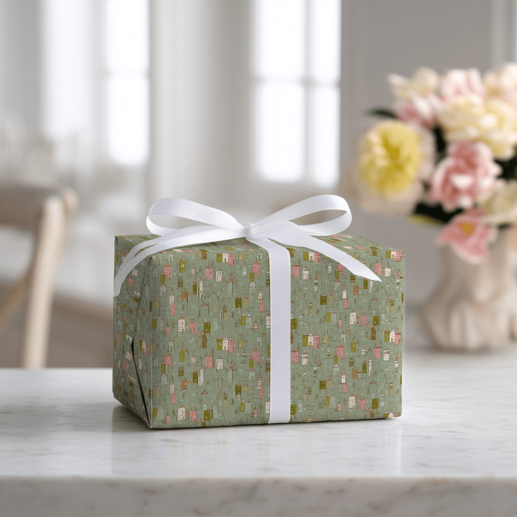 Hayes Hues - Wrapping Paper - Lemon Park