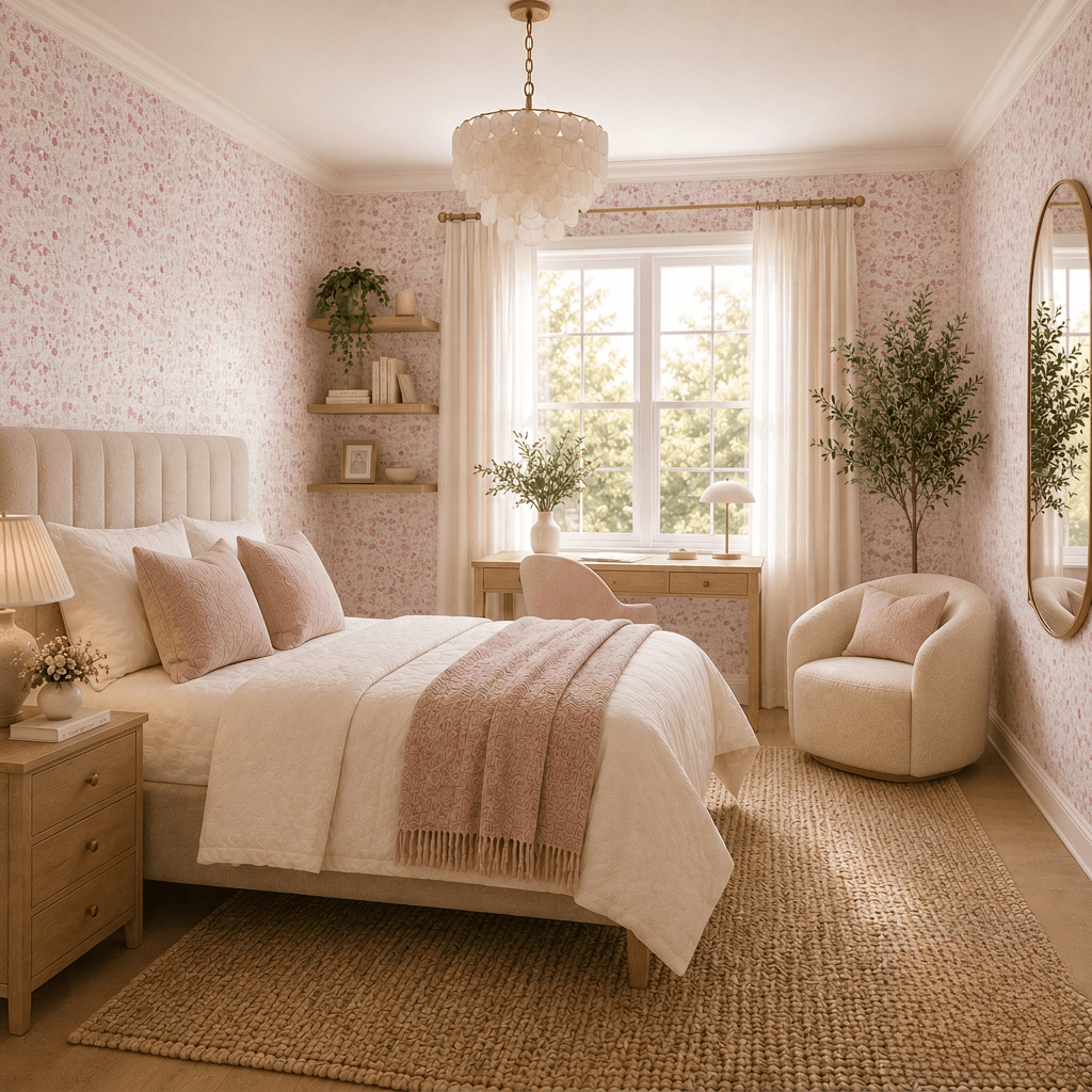 Hazel Faux Grasscloth Wallpaper - Lemon Park