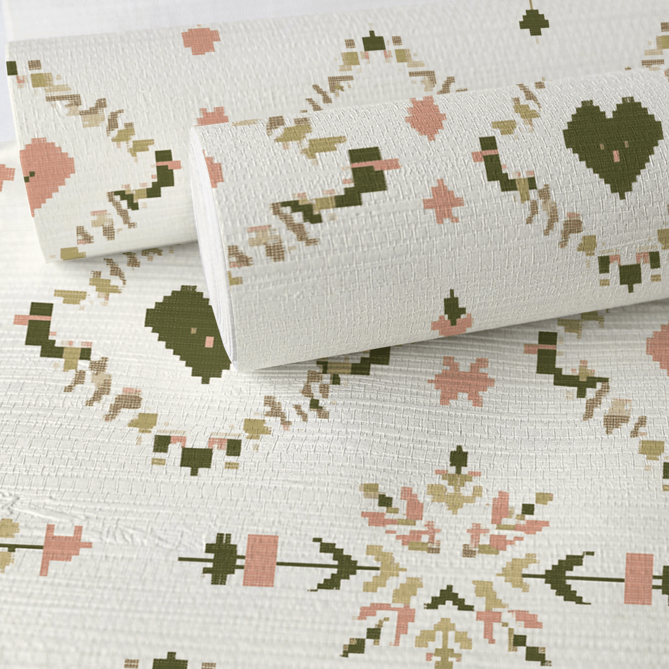 Heartland Stitch Faux Grasscloth Wallpaper - Lemon Park