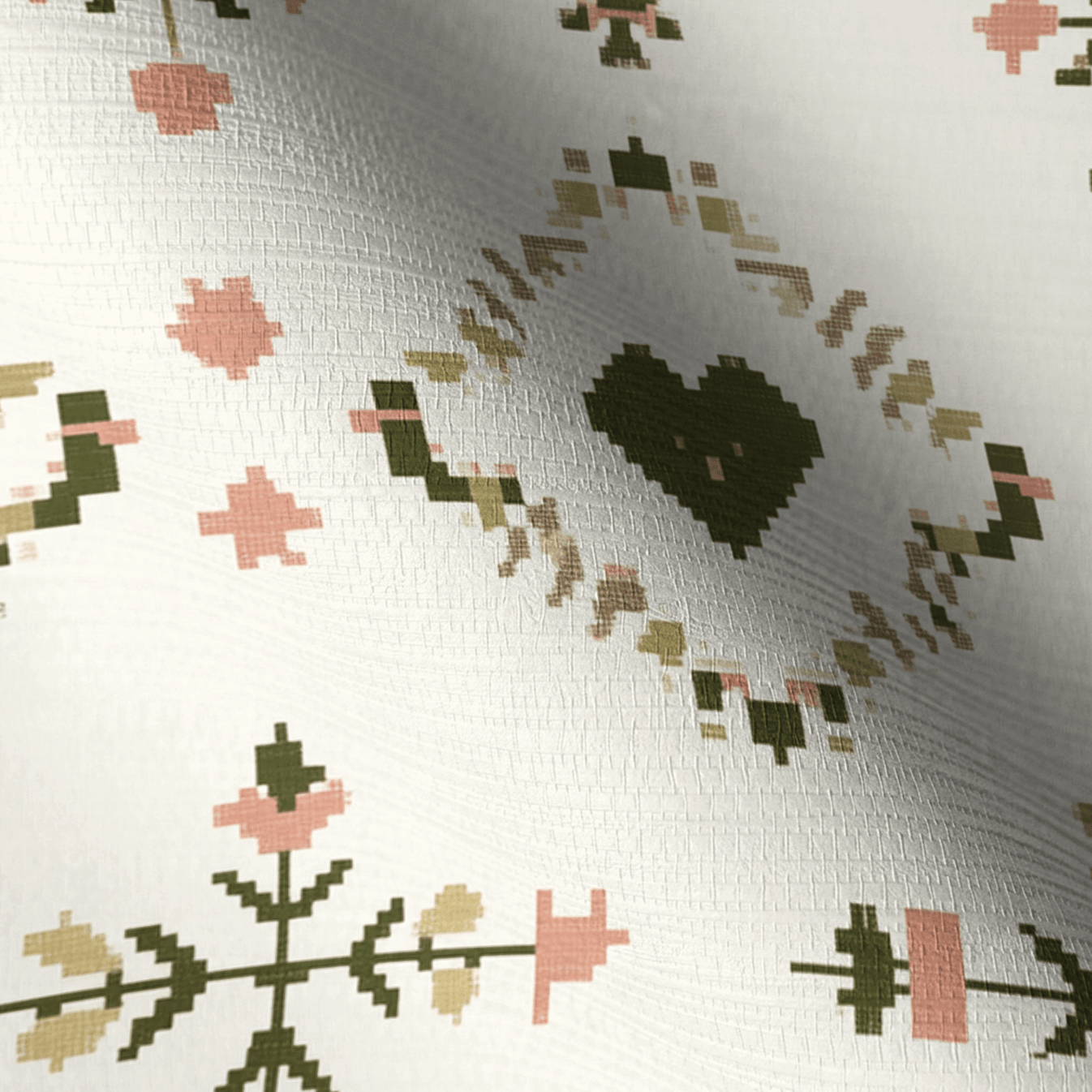 Heartland Stitch Faux Grasscloth Wallpaper - Lemon Park