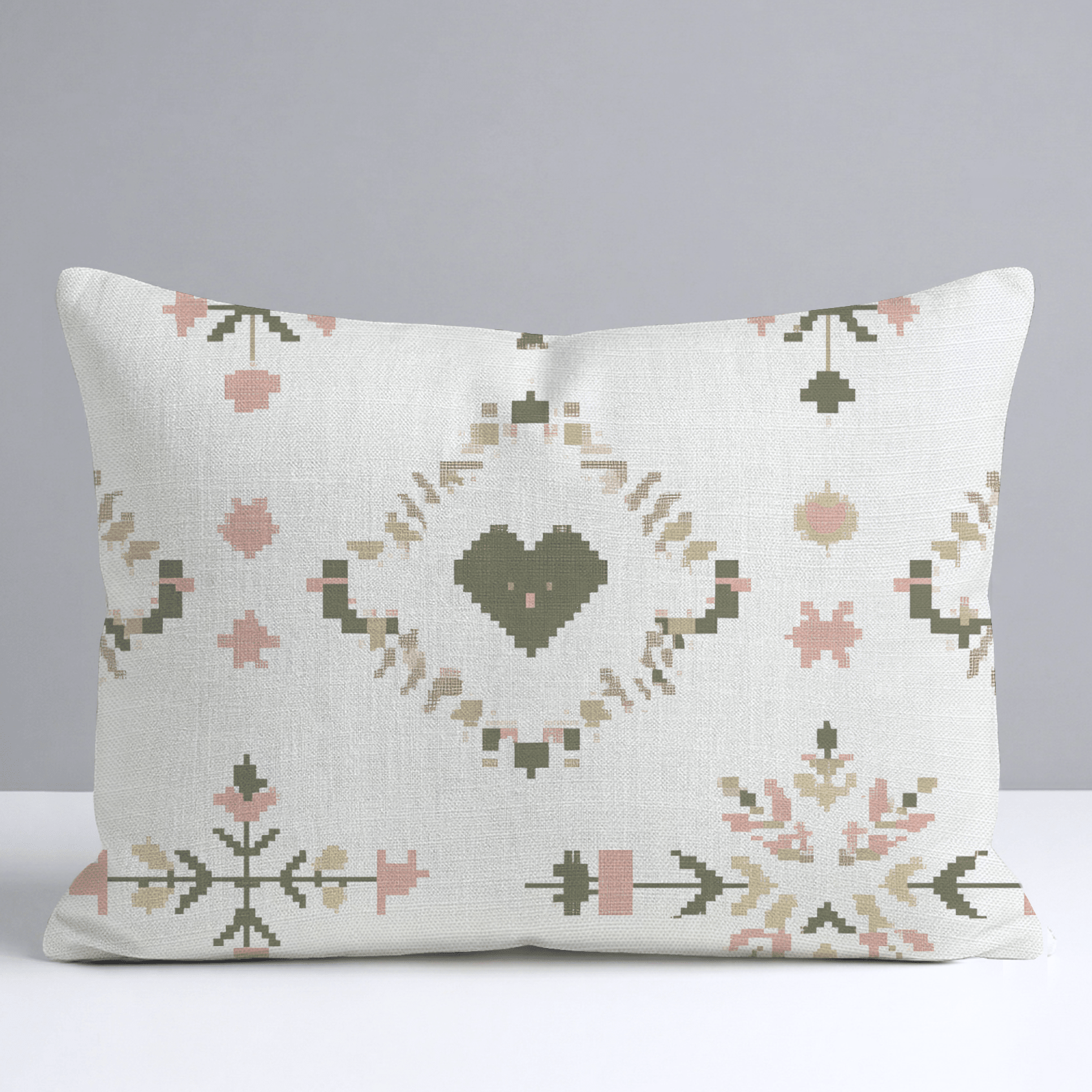 Heartland Stitch Throw Pillow - Lemon Park