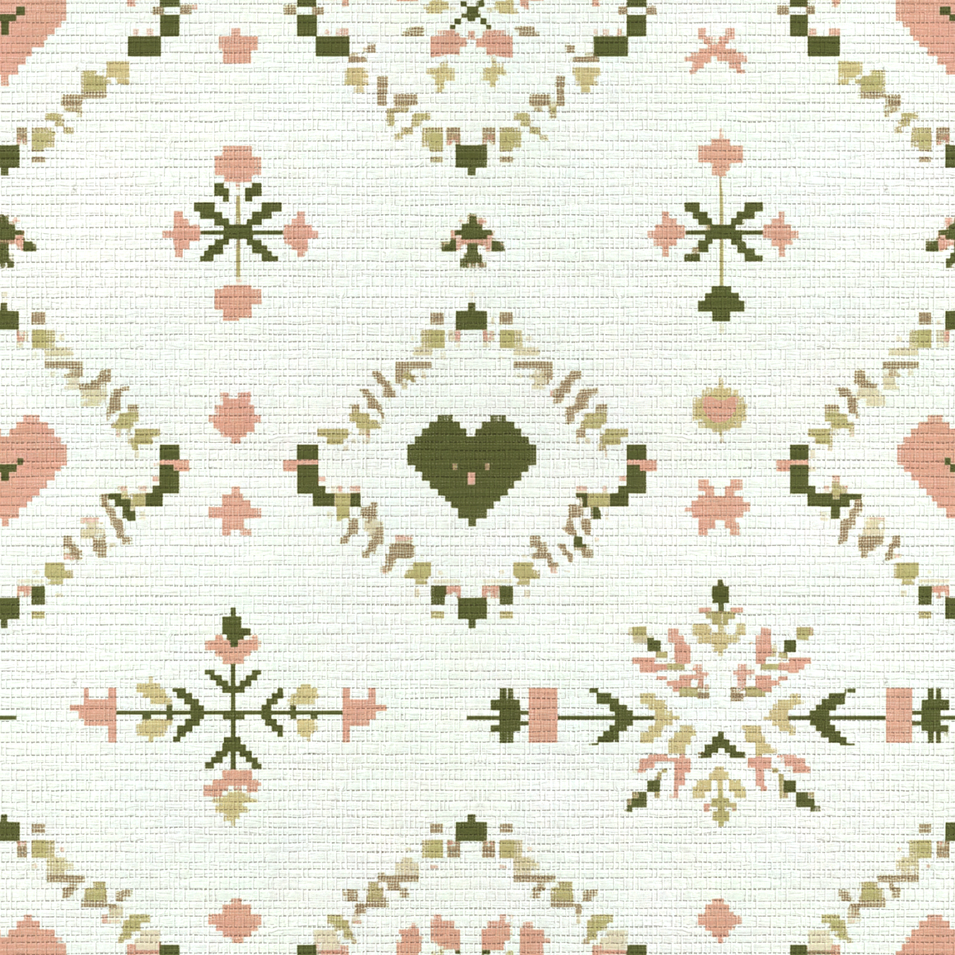 Heartland Stitch Faux Grasscloth Wallpaper