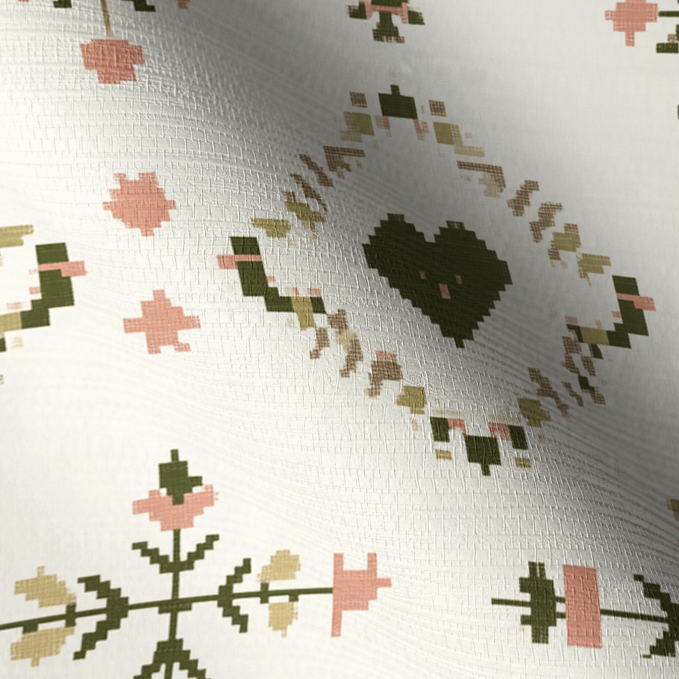 Heartland Stitch Faux Grasscloth Wallpaper