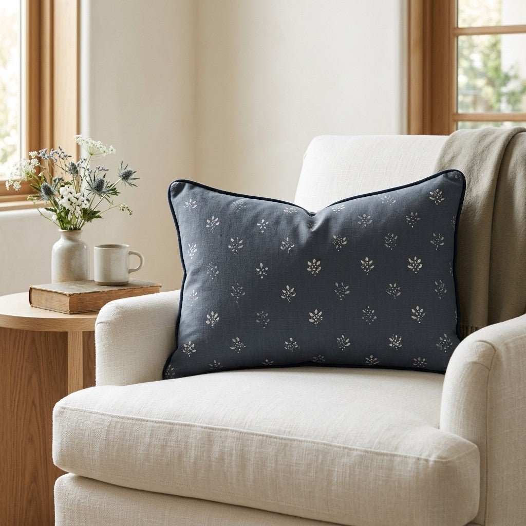 Heather Bloom Throw Pillow - Lemon Park