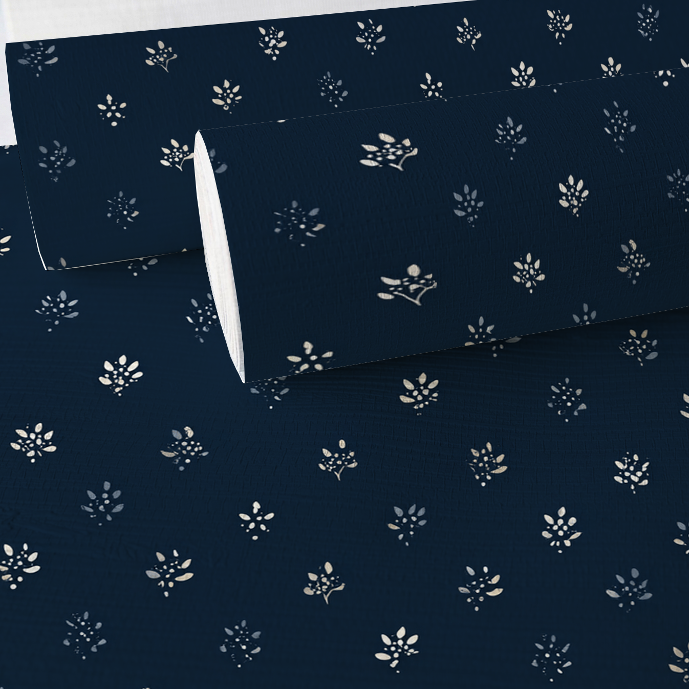 Heather Bloom Faux Grasscloth Wallpaper