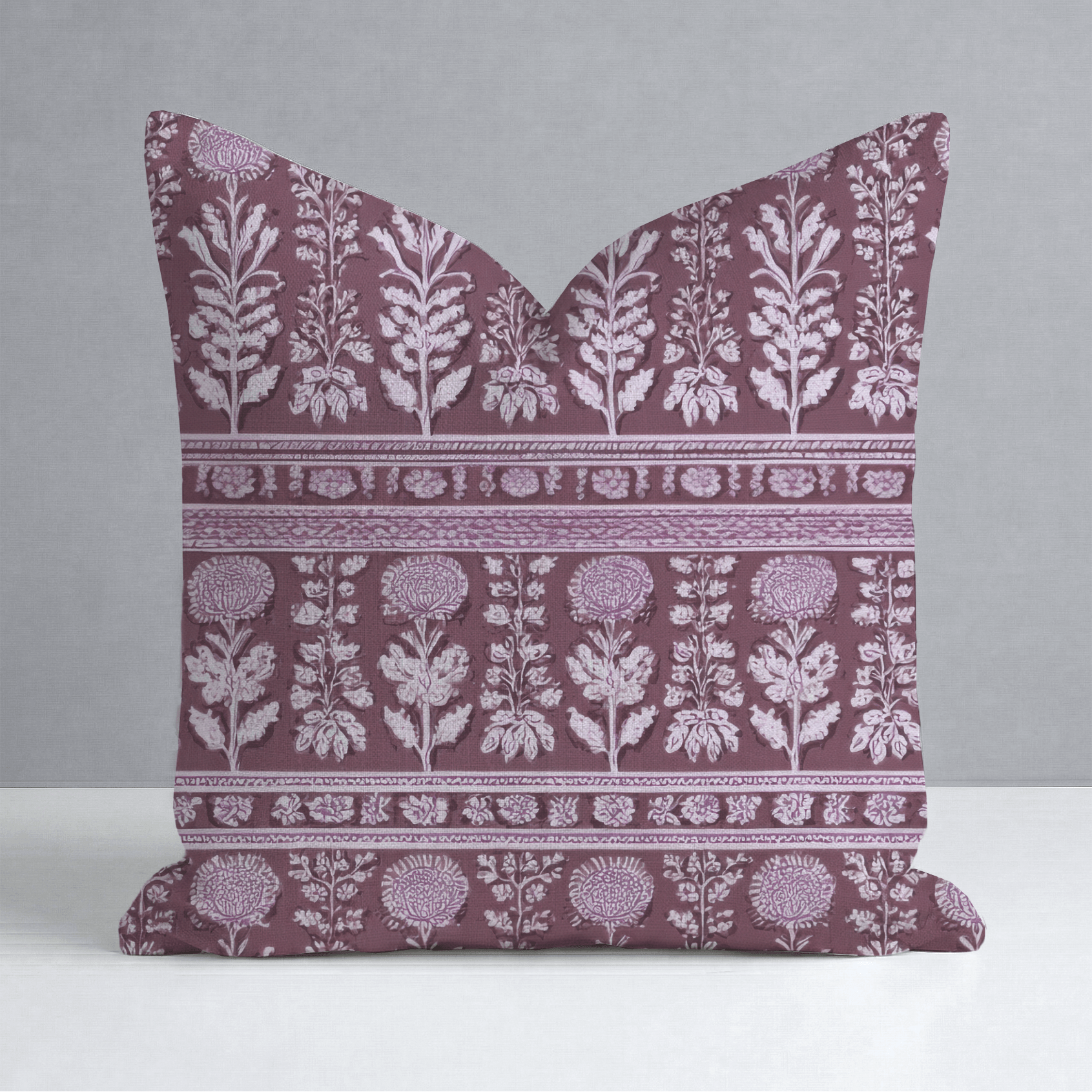 Heather on the Hill Throw Pillow - Lemon Park