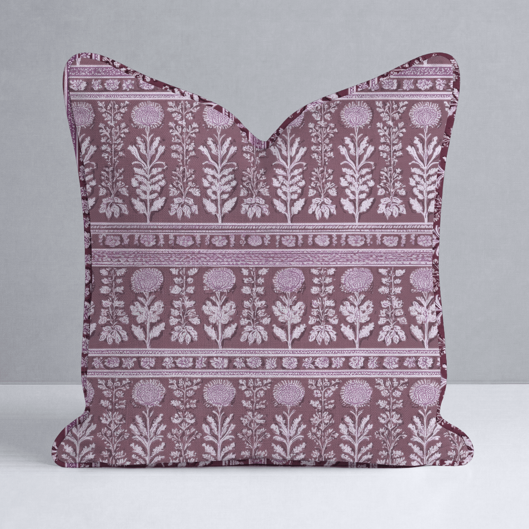 Heather on the Hill Throw Pillow - Lemon Park