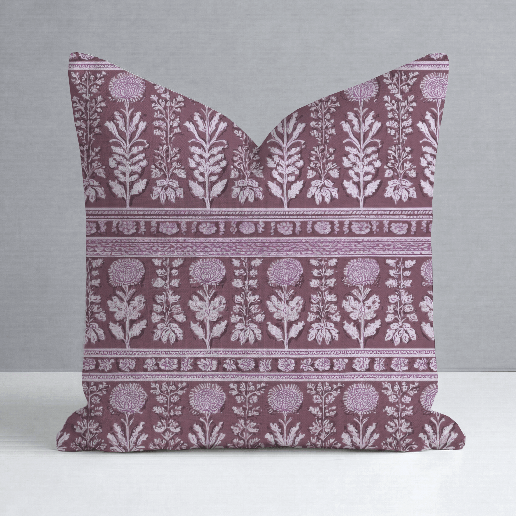 Heather on the Hill Throw Pillow - Lemon Park