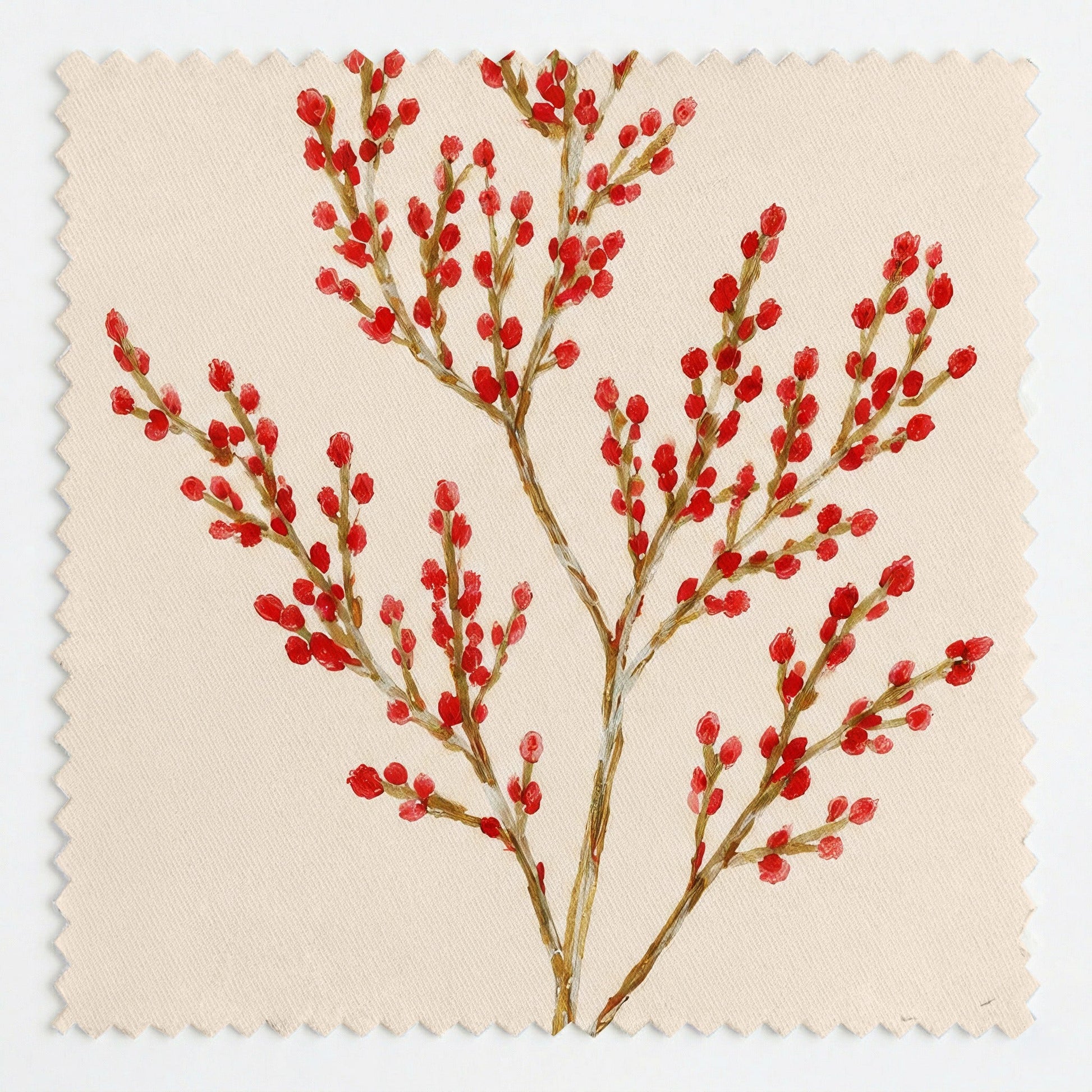 Hedgerow Bone Botanical - Fabric - Lemon Park