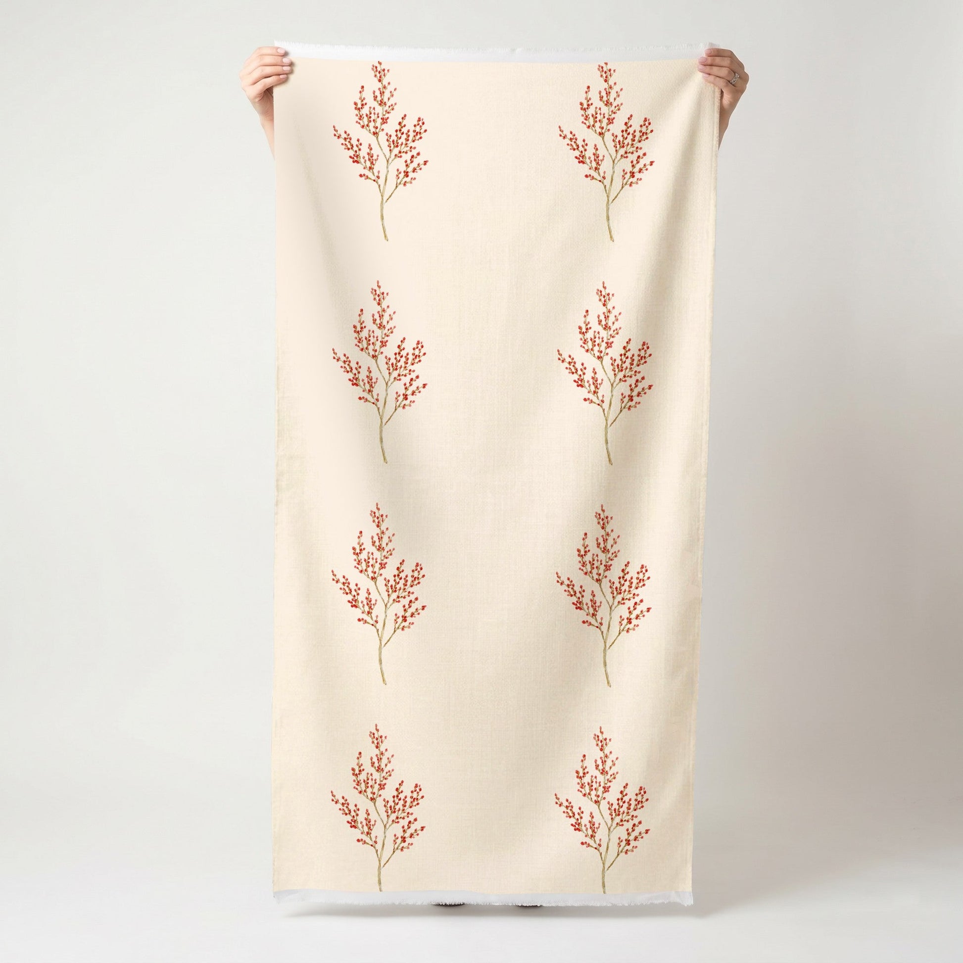 Hedgerow Bone Botanical - Fabric - Lemon Park