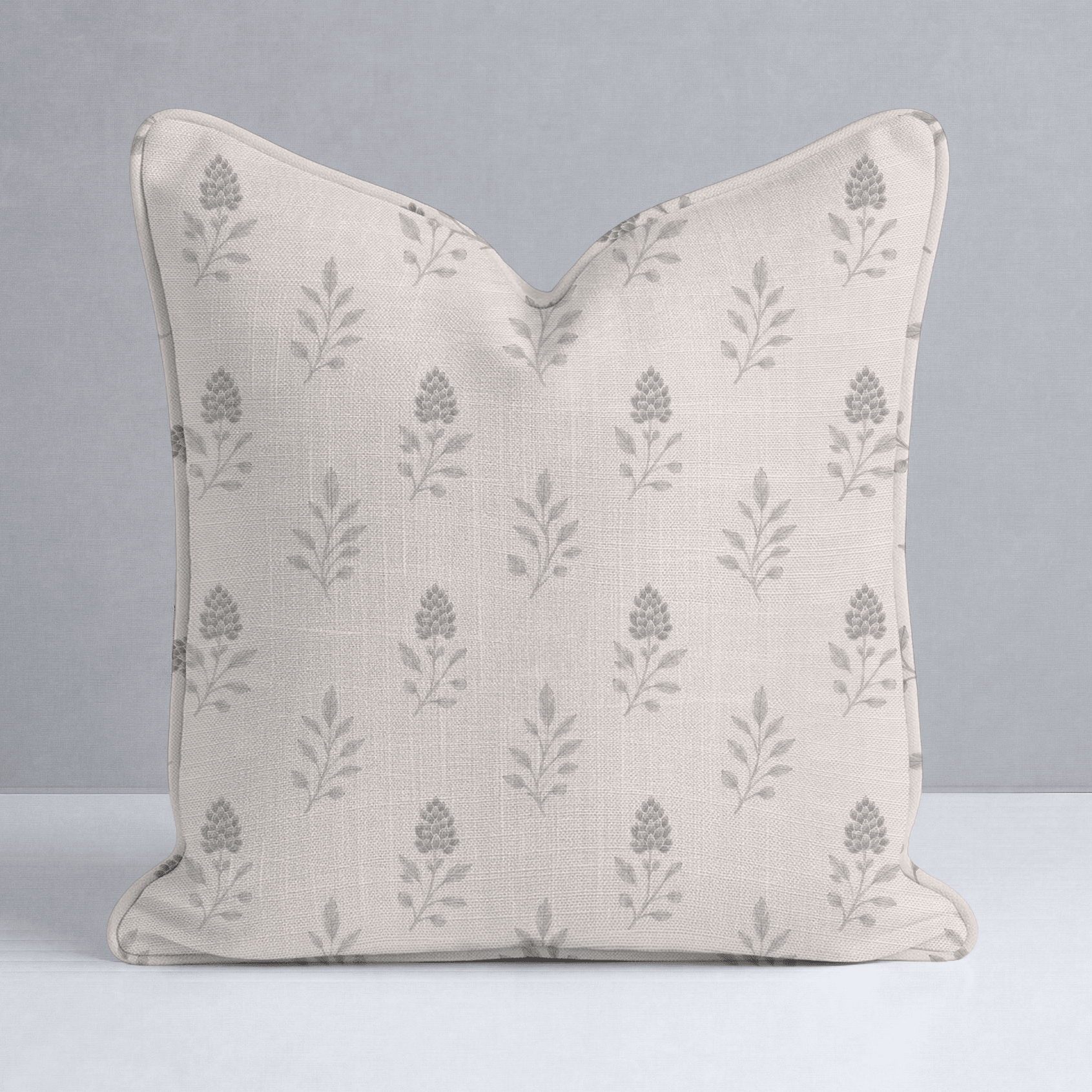 Hedgerow Bone Floral Throw Pillow - Lemon Park
