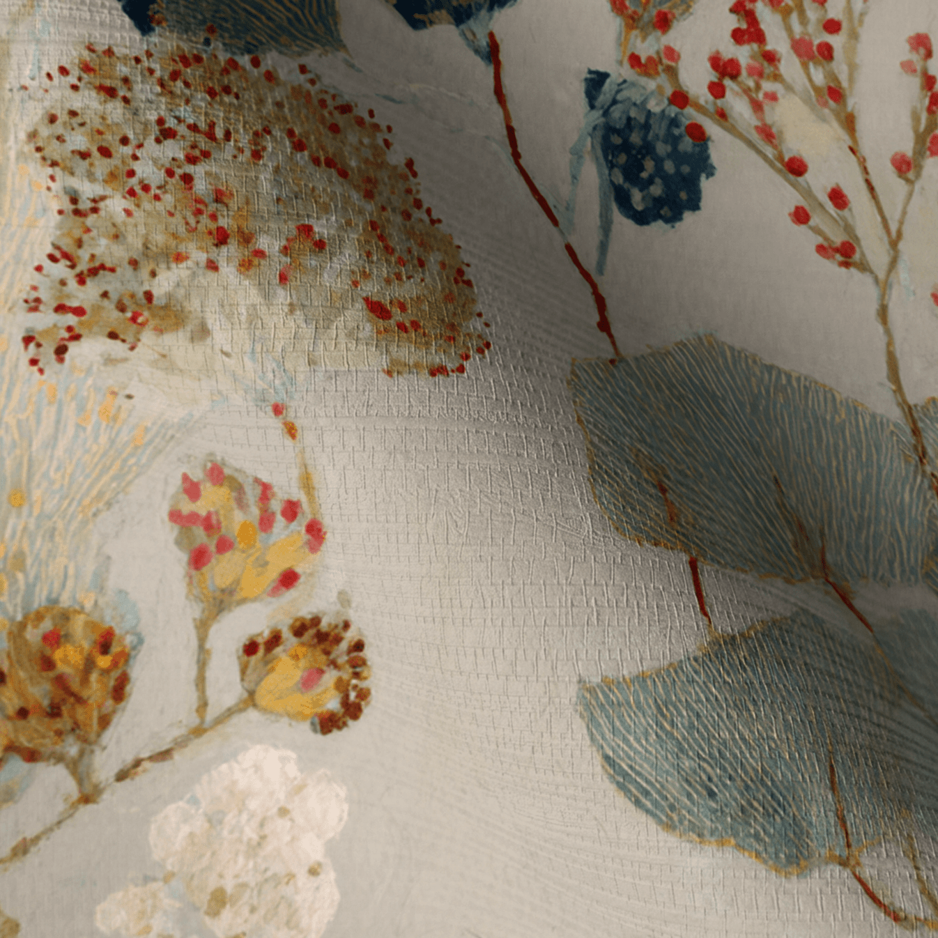 Hedgerow Faux Grasscloth Wallpaper - Lemon Park