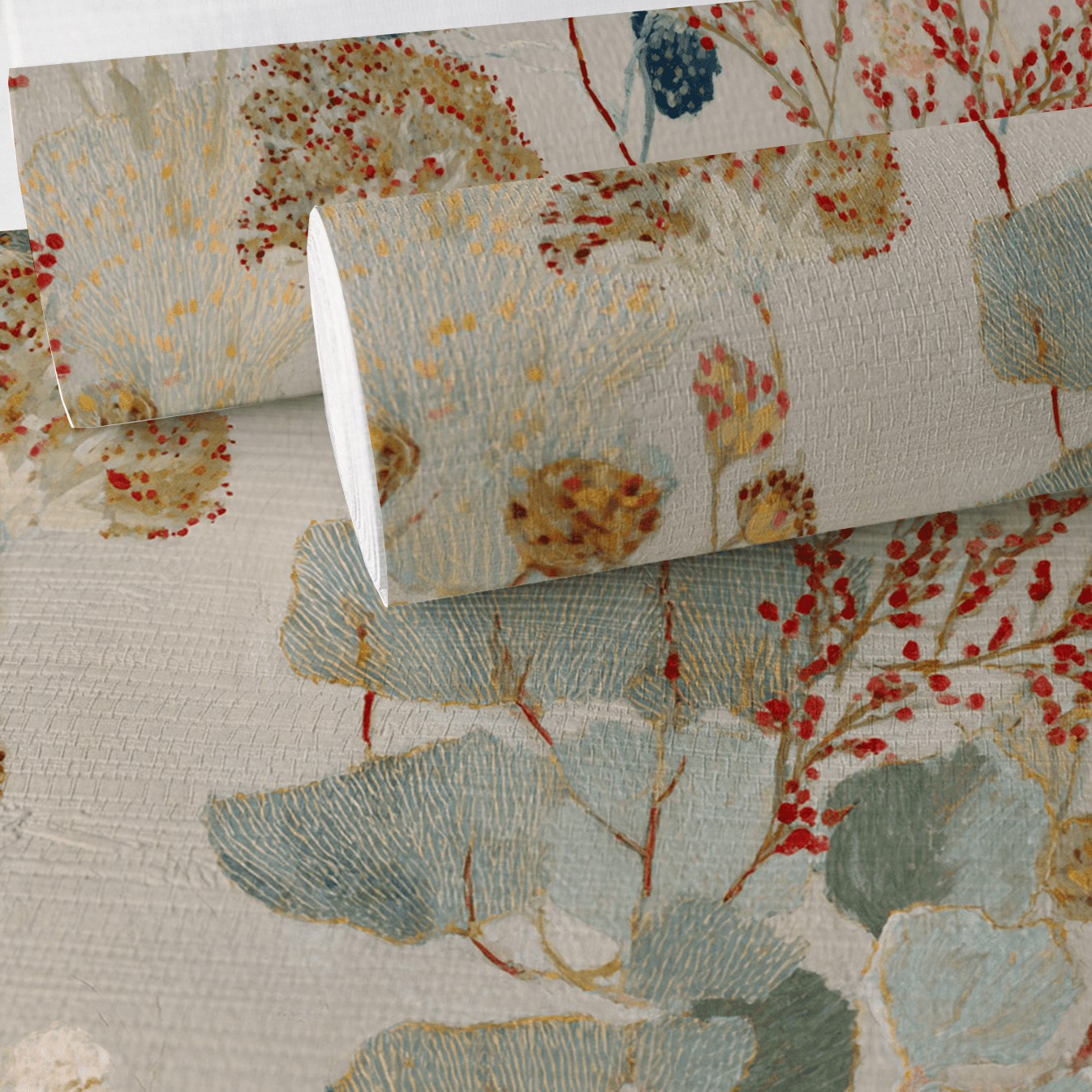 Hedgerow Faux Grasscloth Wallpaper - Lemon Park