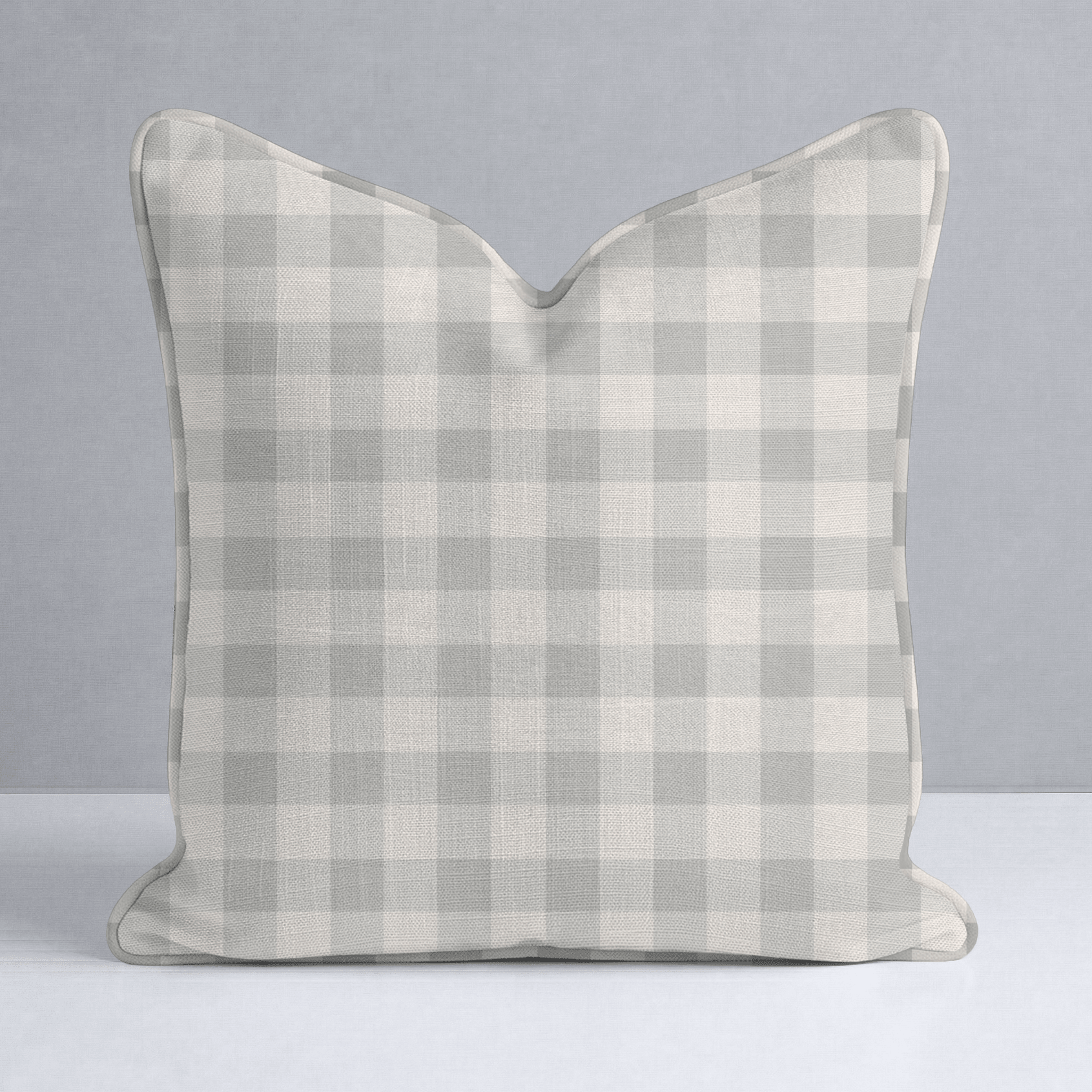 Hedgerow Sage Gingham Throw Pillow - Lemon Park