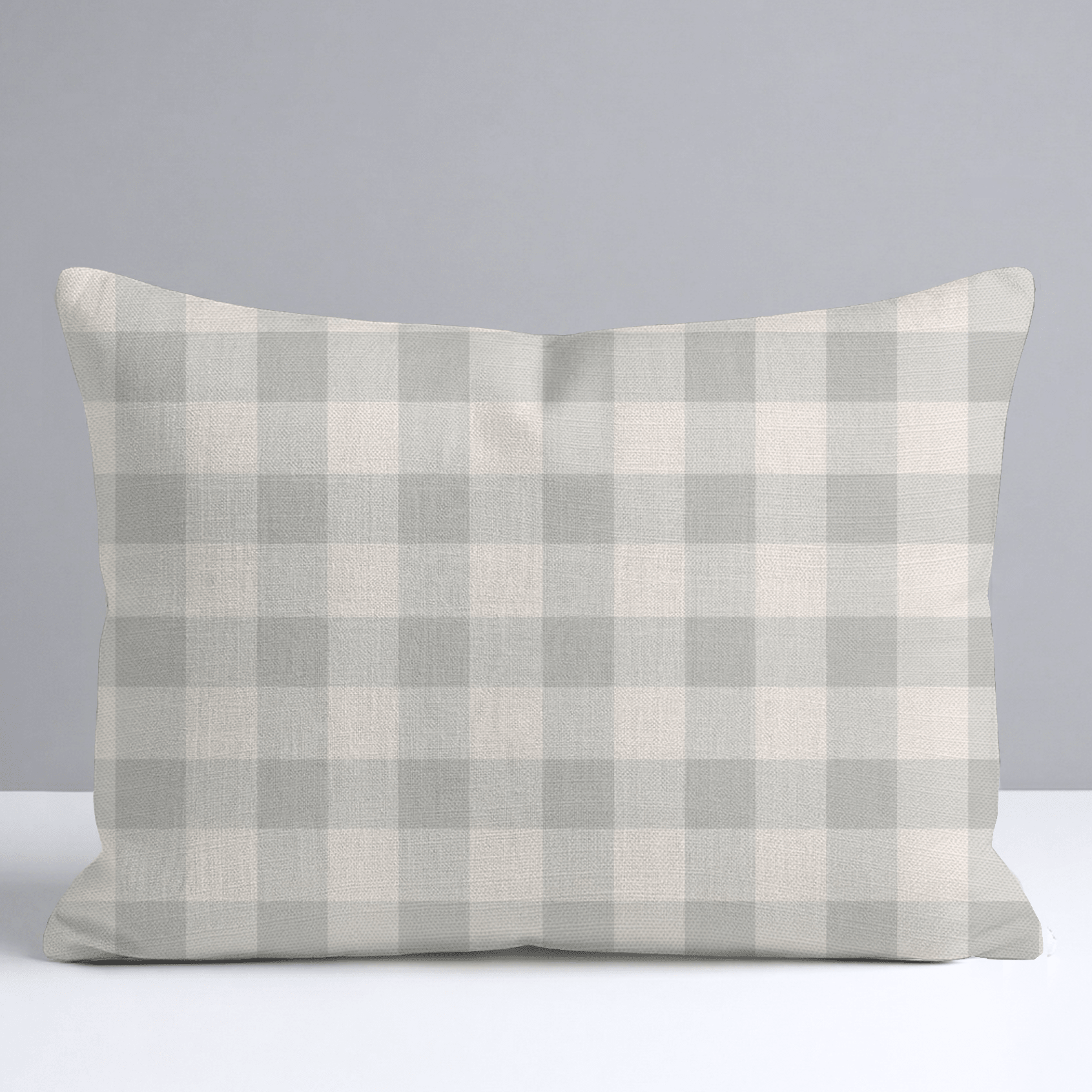 Hedgerow Sage Gingham Throw Pillow - Lemon Park