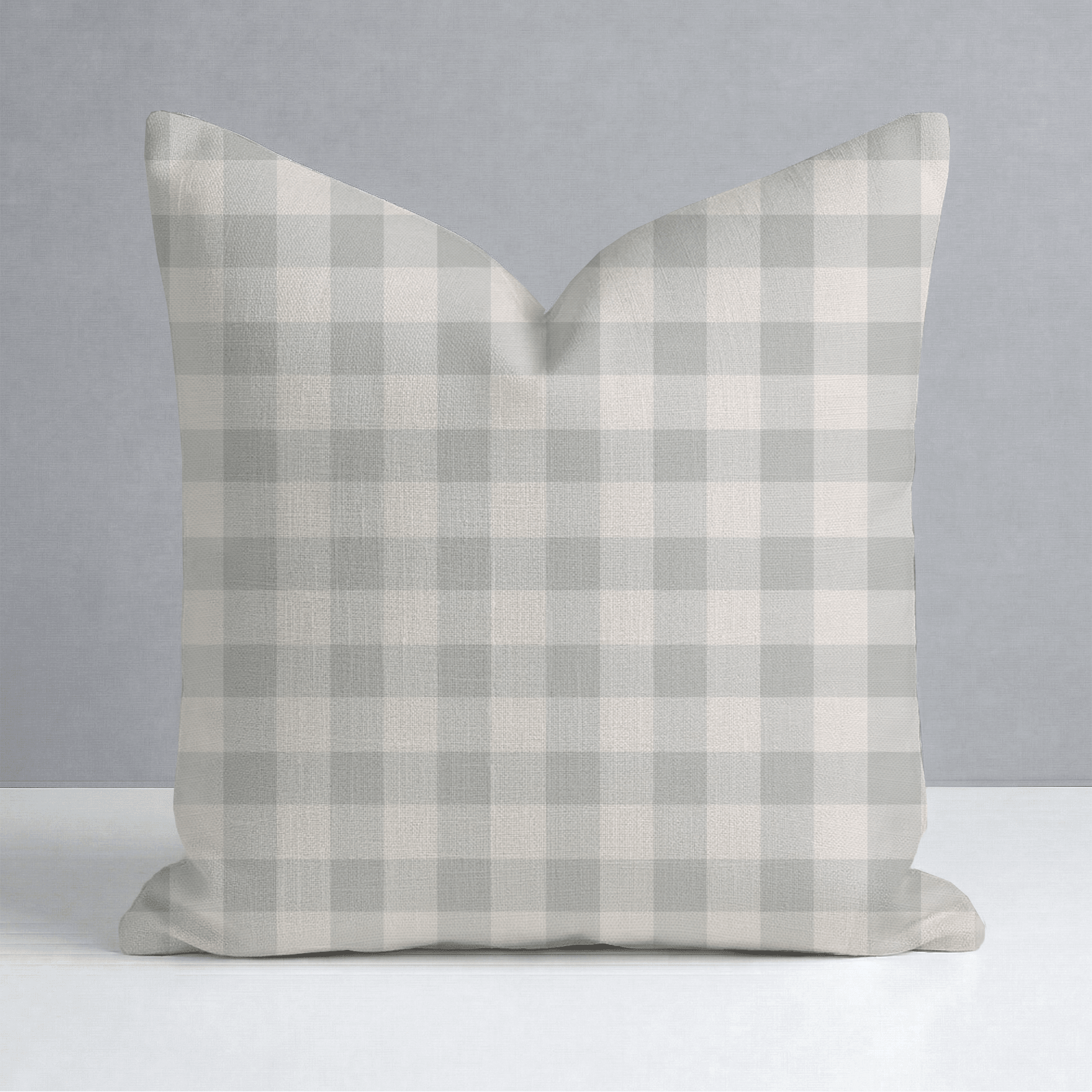 Hedgerow Sage Gingham Throw Pillow - Lemon Park