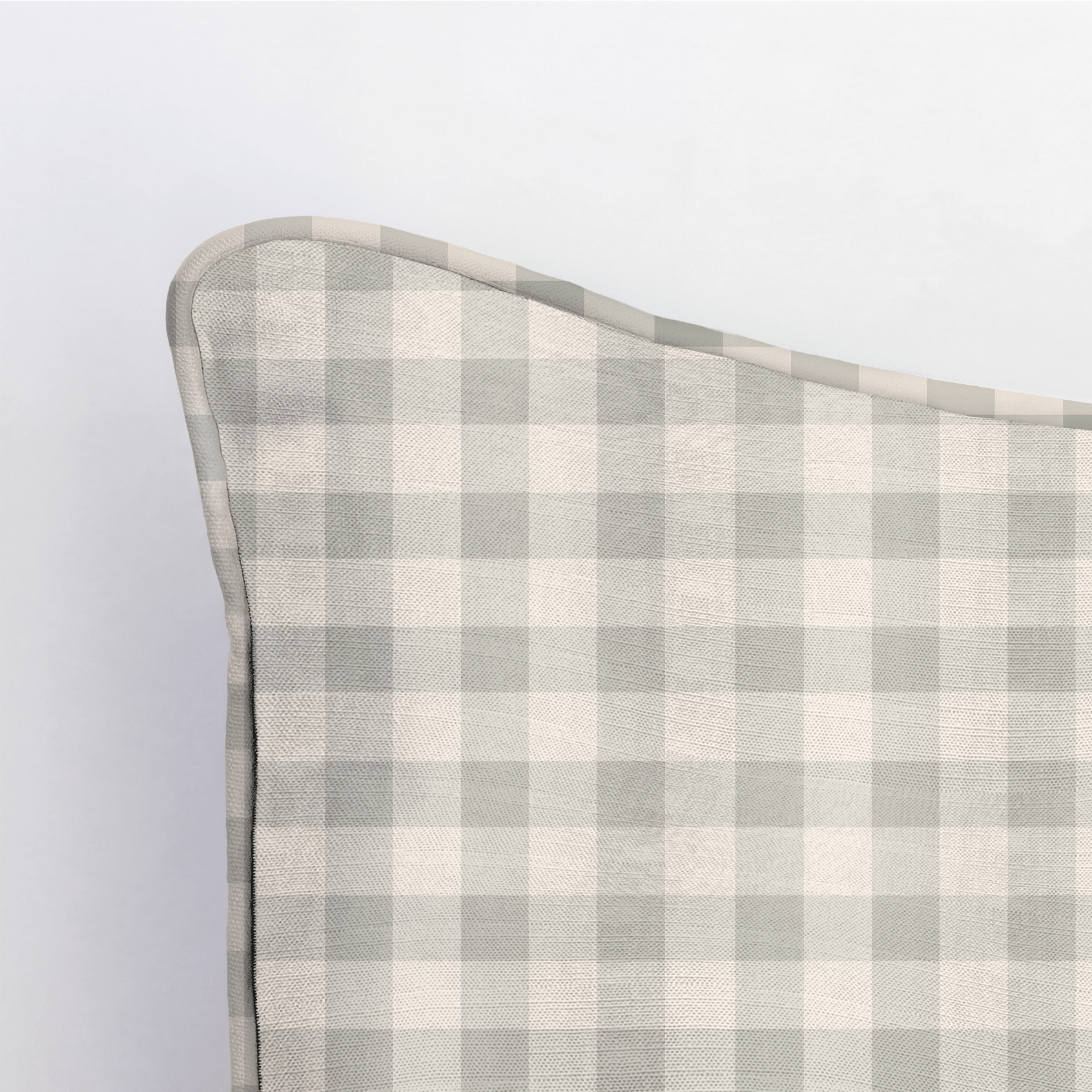 Hedgerow Sage Gingham Throw Pillow - Lemon Park