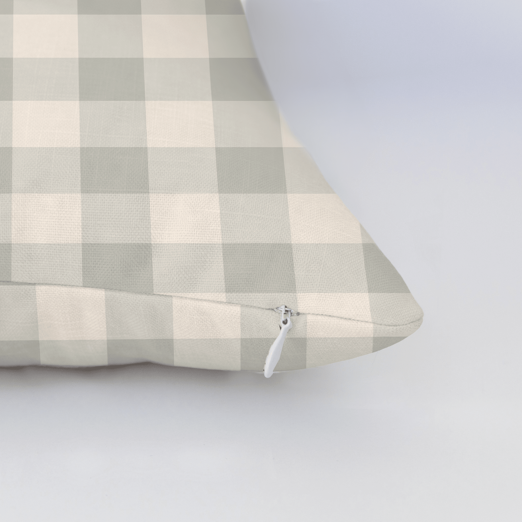 Hedgerow Sage Gingham Throw Pillow - Lemon Park