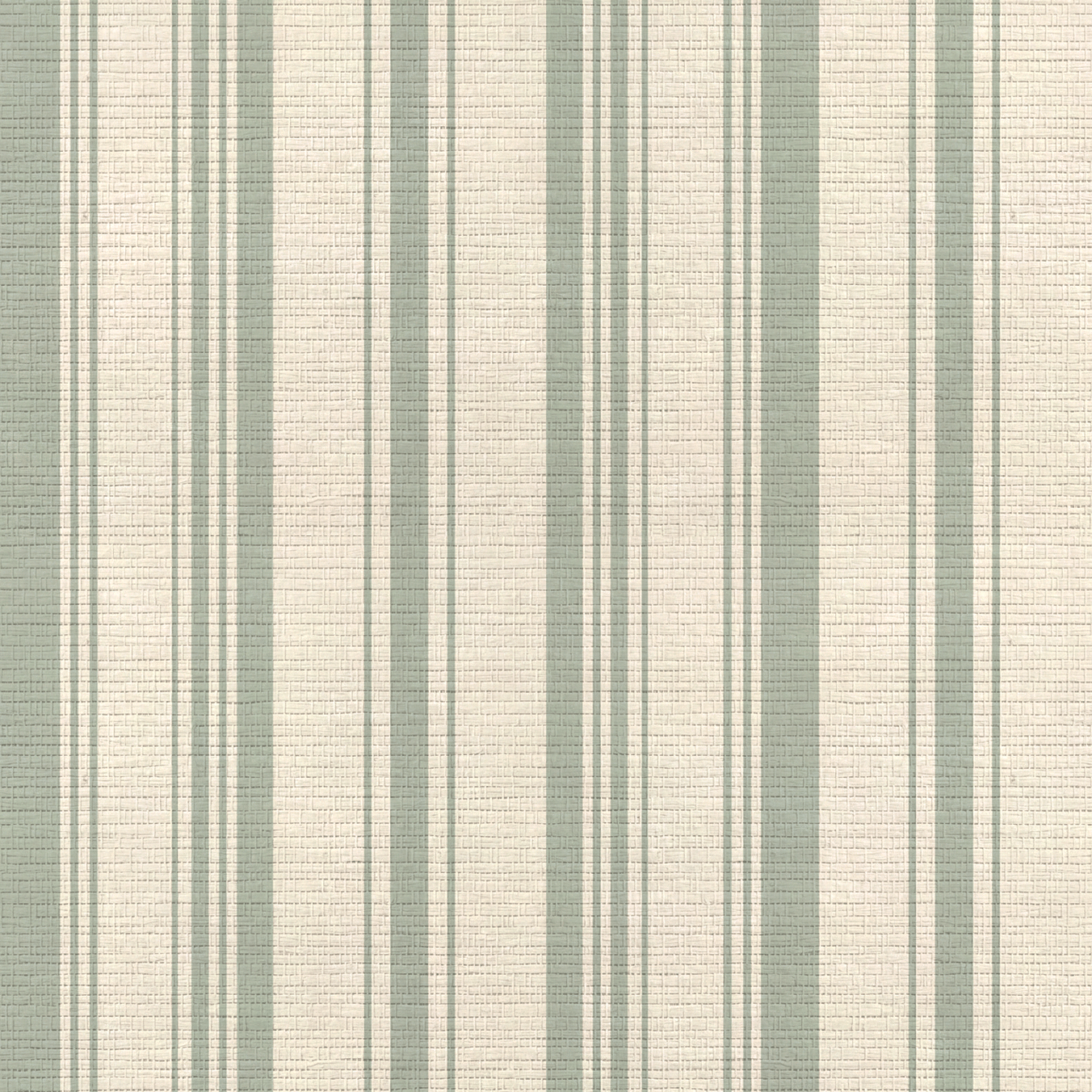 Hedgerow Sage Stripes Faux Grasscloth Wallpaper - Lemon Park