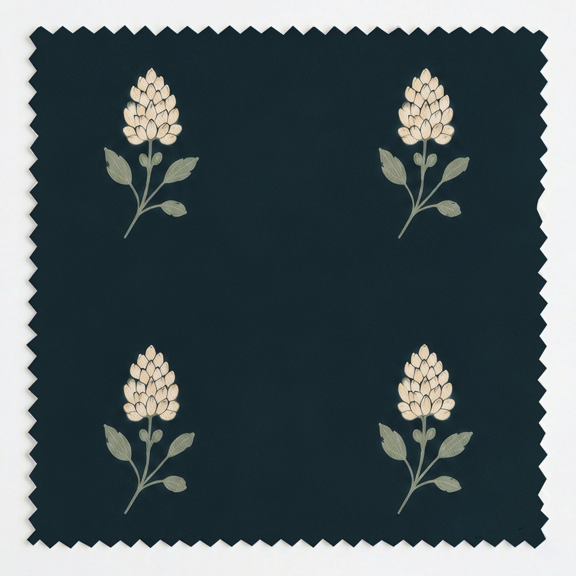 Hedgerow Teal Floral - Fabric - Lemon Park