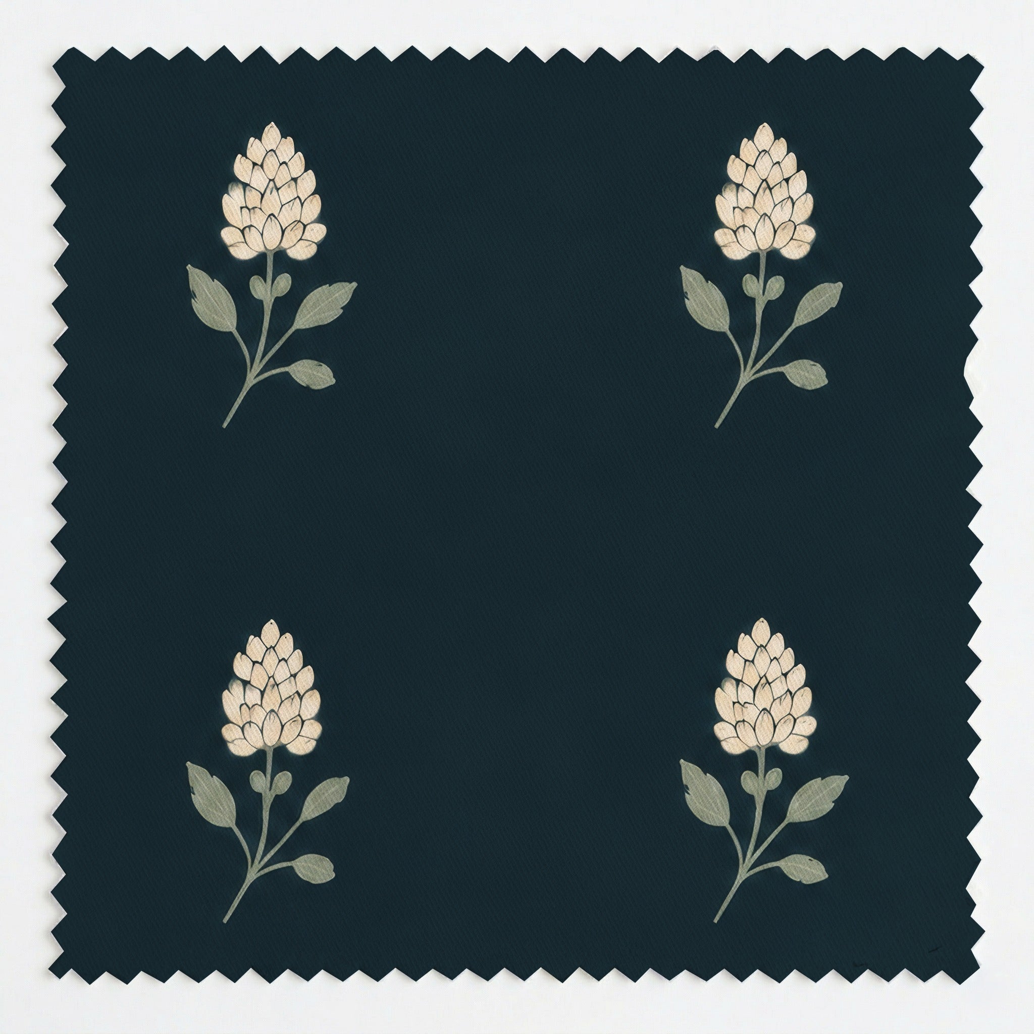 Hedgerow Teal Floral - Fabric - Lemon Park