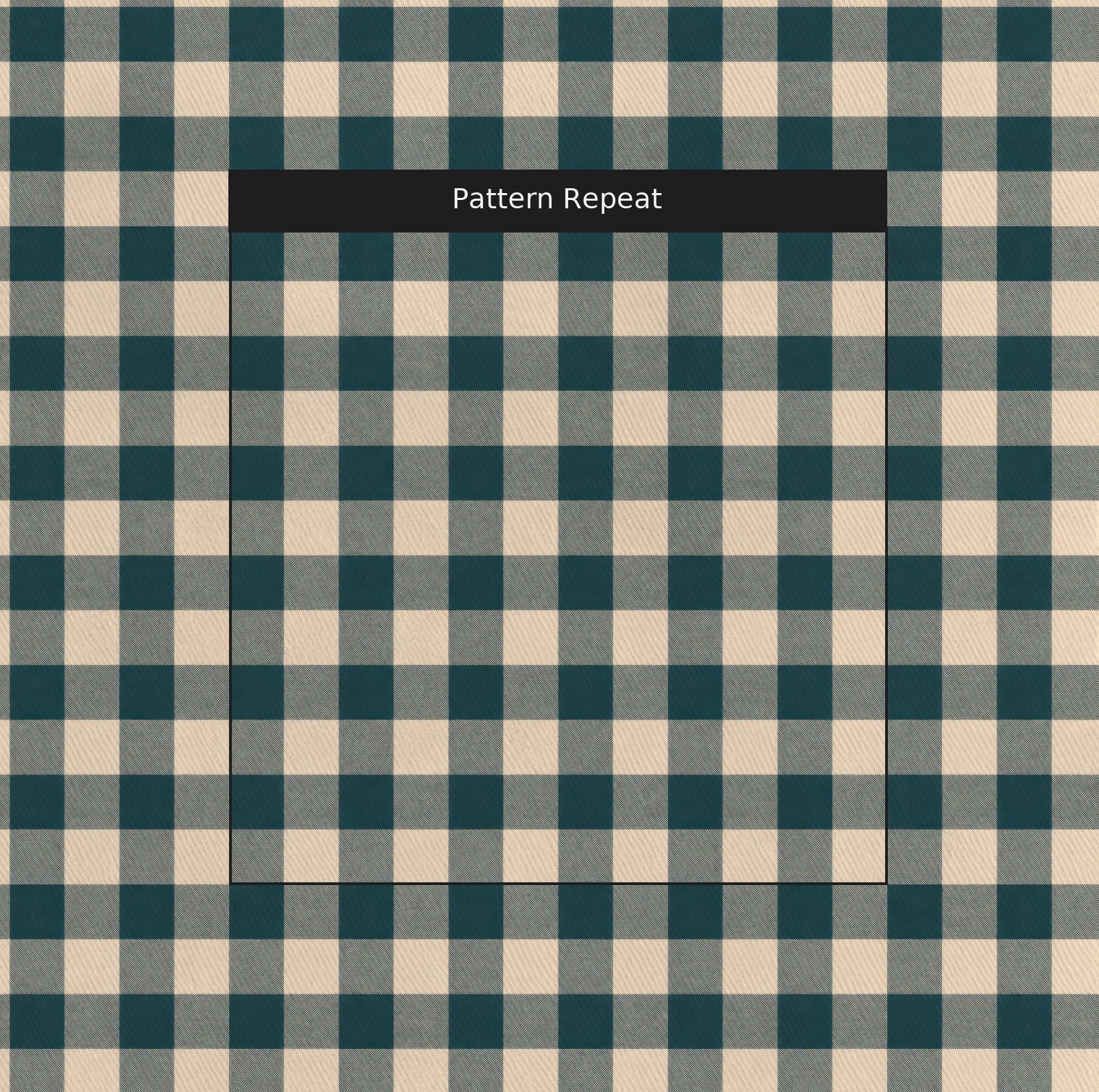 Hedgerow Teal Gingham - Fabric - Lemon Park