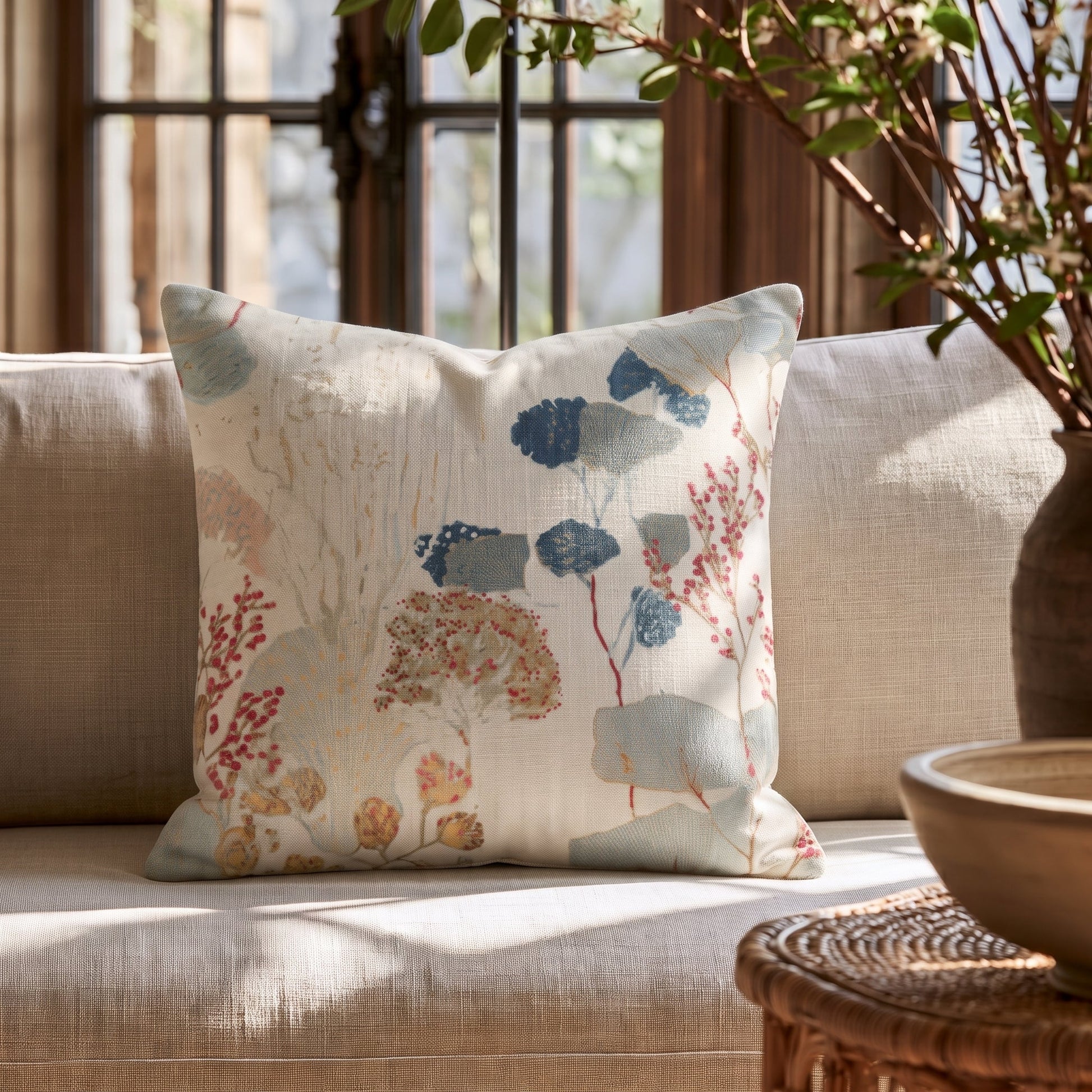 Hedgerow Throw Pillow - Lemon Park