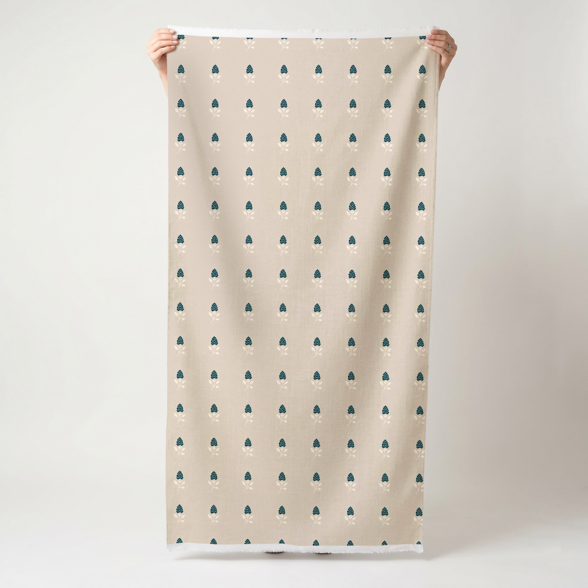 Hedgerow Traventine Floral - Fabric - Lemon Park