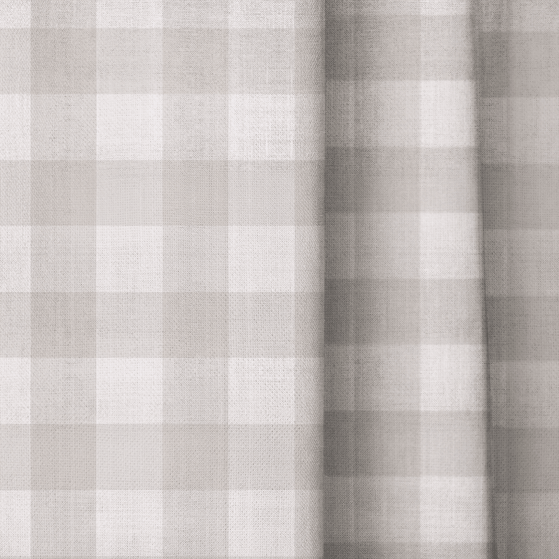 Hedgerow Travertine Gingham - Drapery - Lemon Park