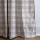 Hedgerow Travertine Gingham - Drapery - Lemon Park