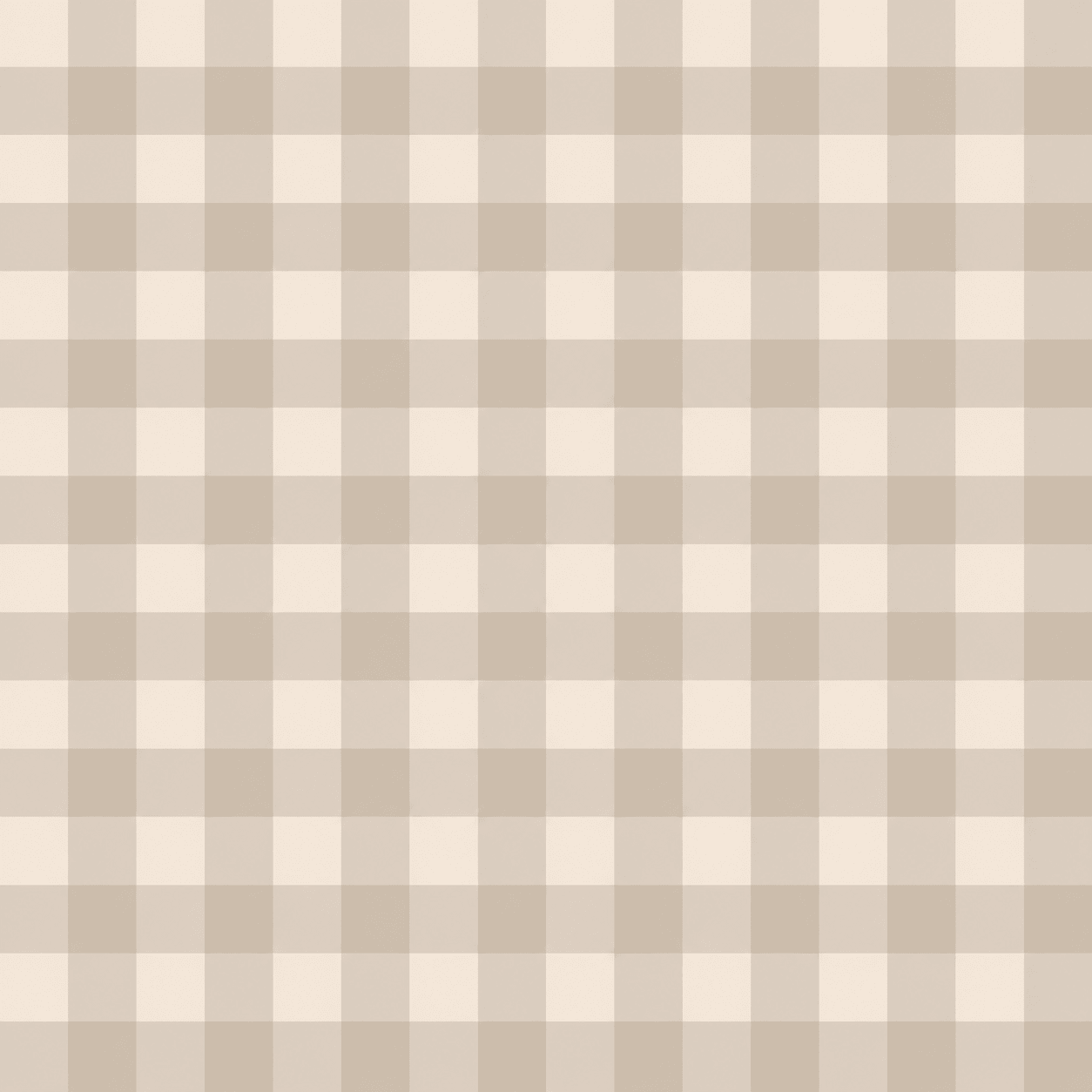 Hedgerow Travertine Gingham Wallpaper - Lemon Park