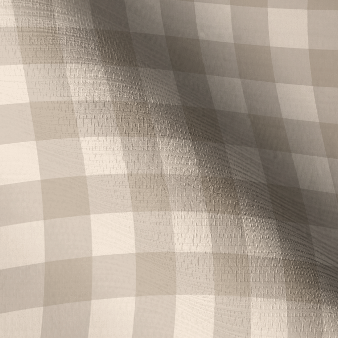 Hedgerow Travertine Gingham Faux Grasscloth Wallpaper
