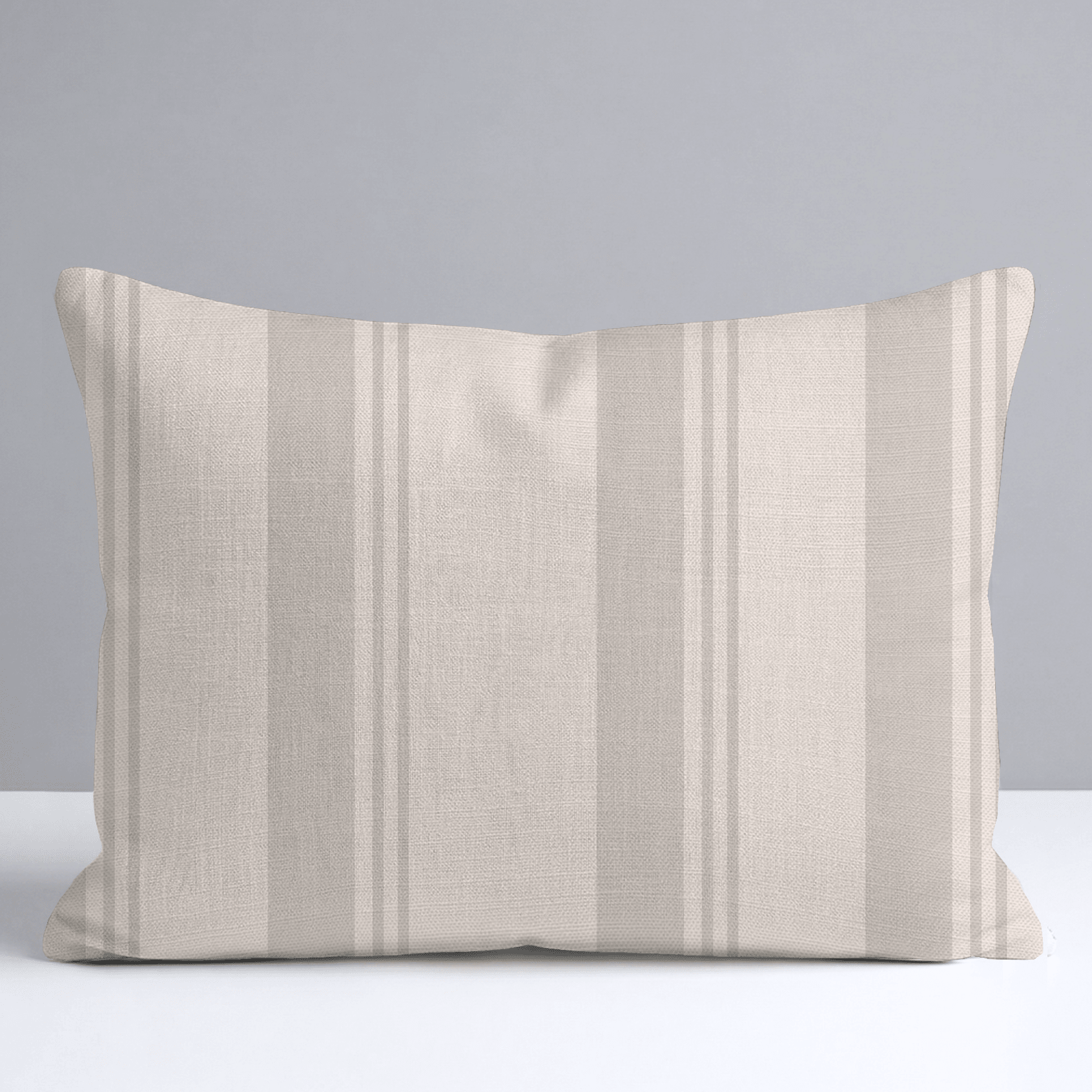 Hedgerow Travertine Stripes Throw Pillow - Lemon Park
