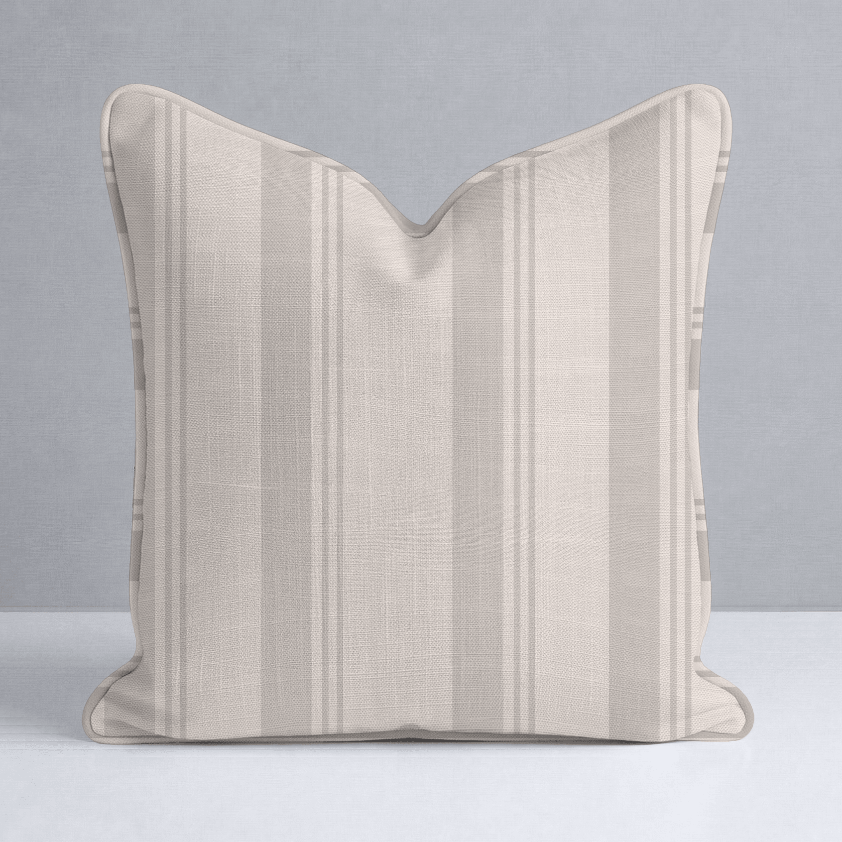 Hedgerow Travertine Stripes Throw Pillow - Lemon Park