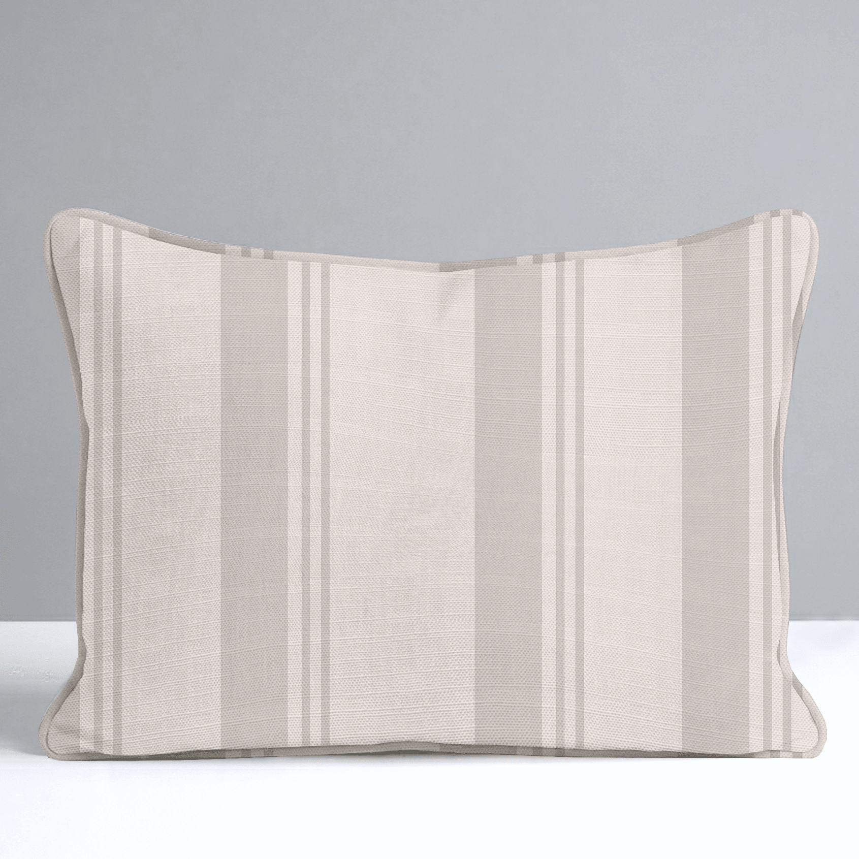 Hedgerow Travertine Stripes Throw Pillow - Lemon Park