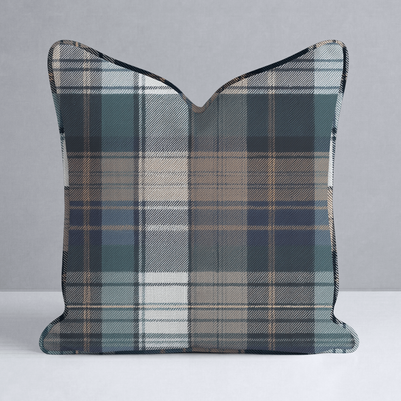 Highland Plaid Throw Pillow - Lemon Park