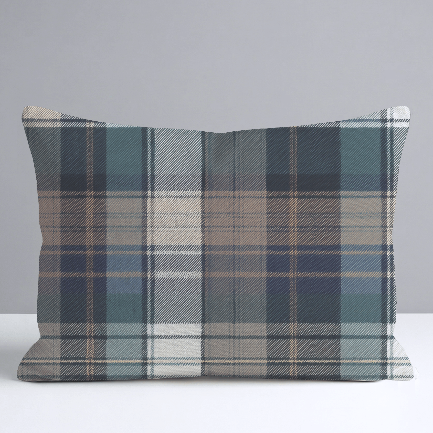 Highland Plaid Throw Pillow - Lemon Park