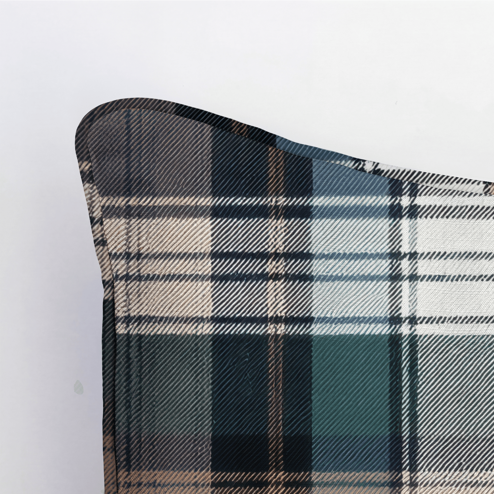 Highland Plaid Throw Pillow - Lemon Park